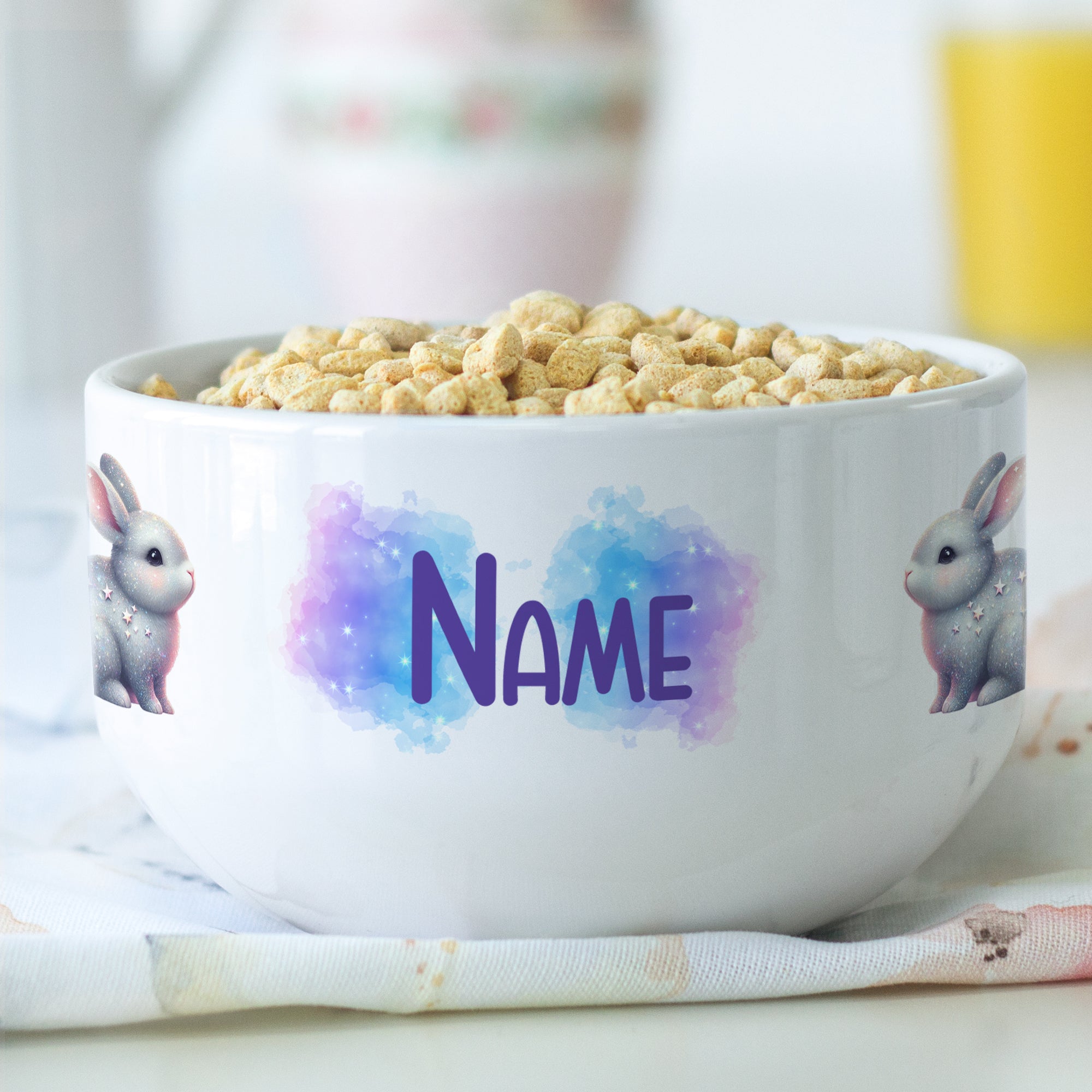 Müslischale Ostern mit niedlichen Hasen