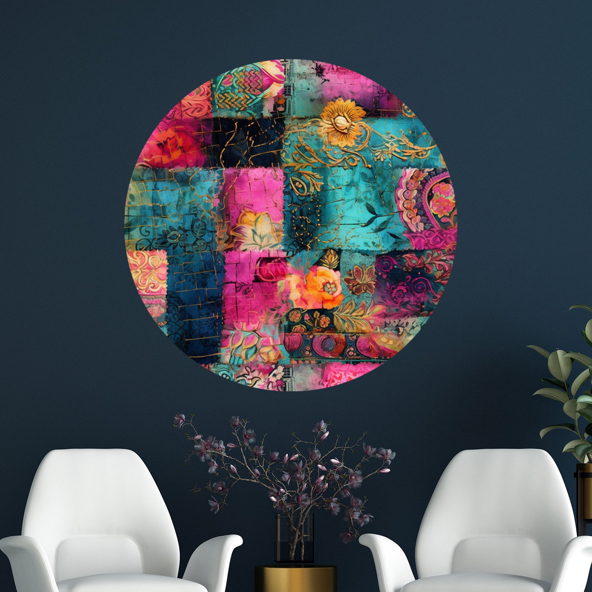 Wandtattoo Farbexplosion