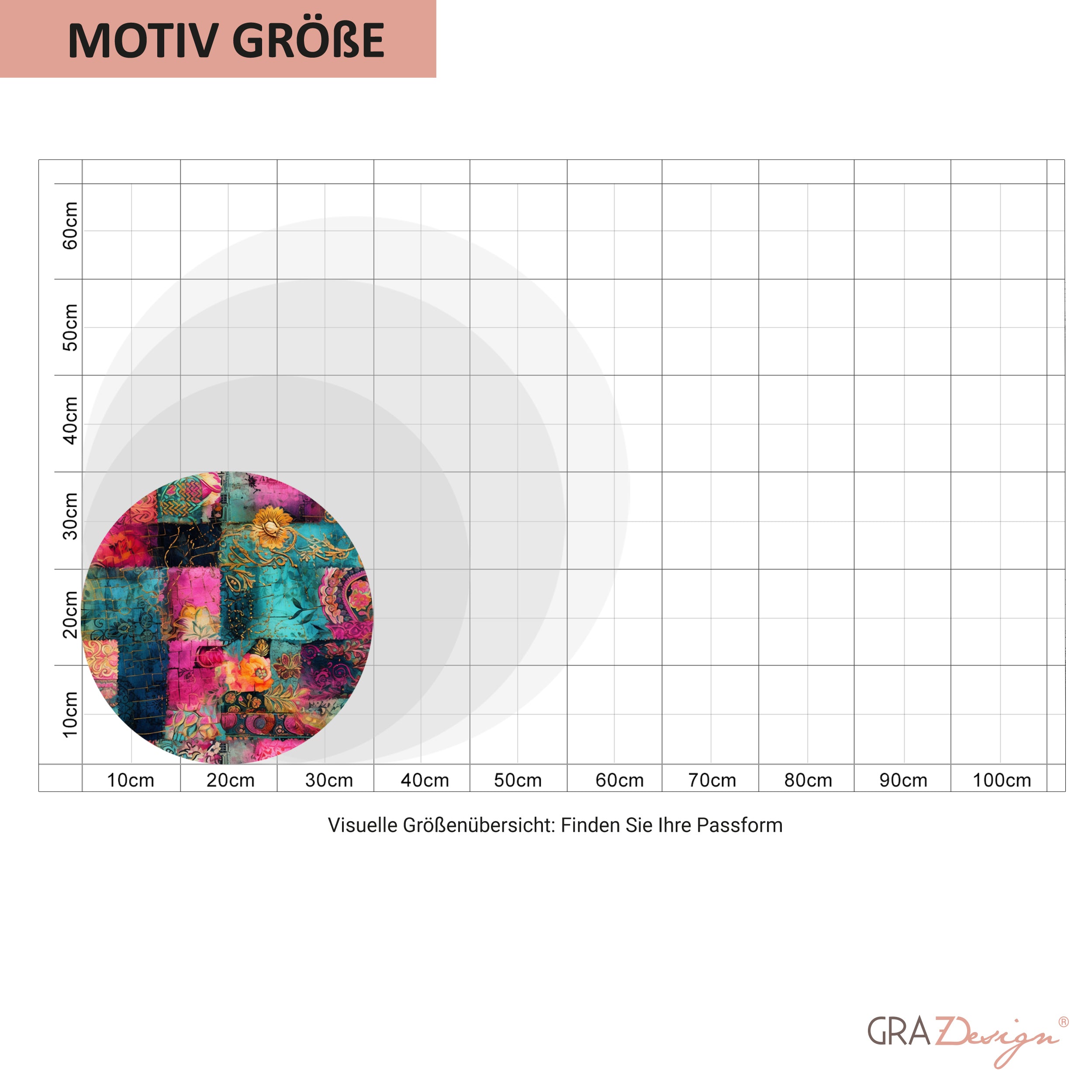 Wandtattoo Farbexplosion