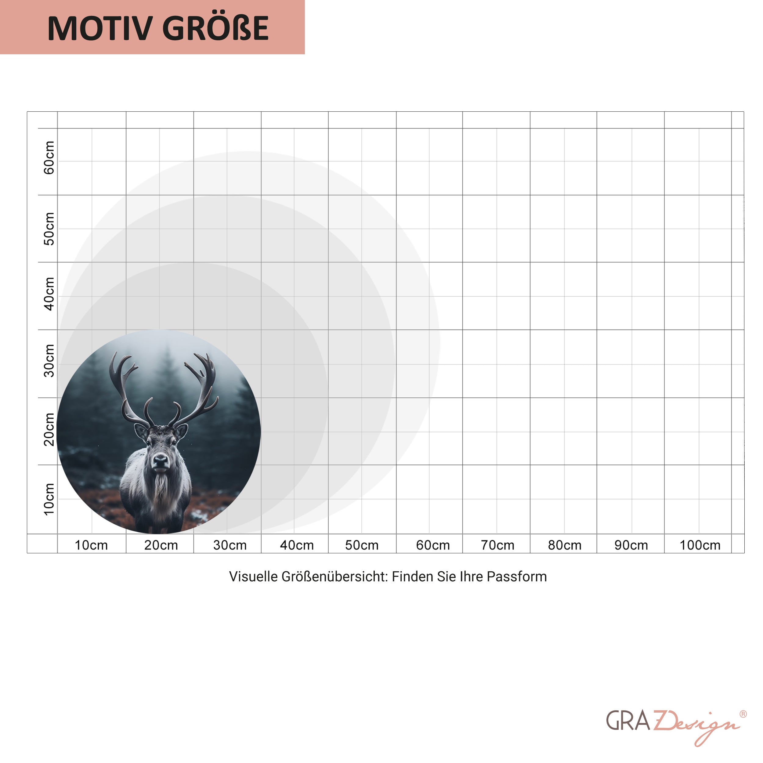 Wandtattoo Hirsch - Naturverbundenheit für dein Zuhause