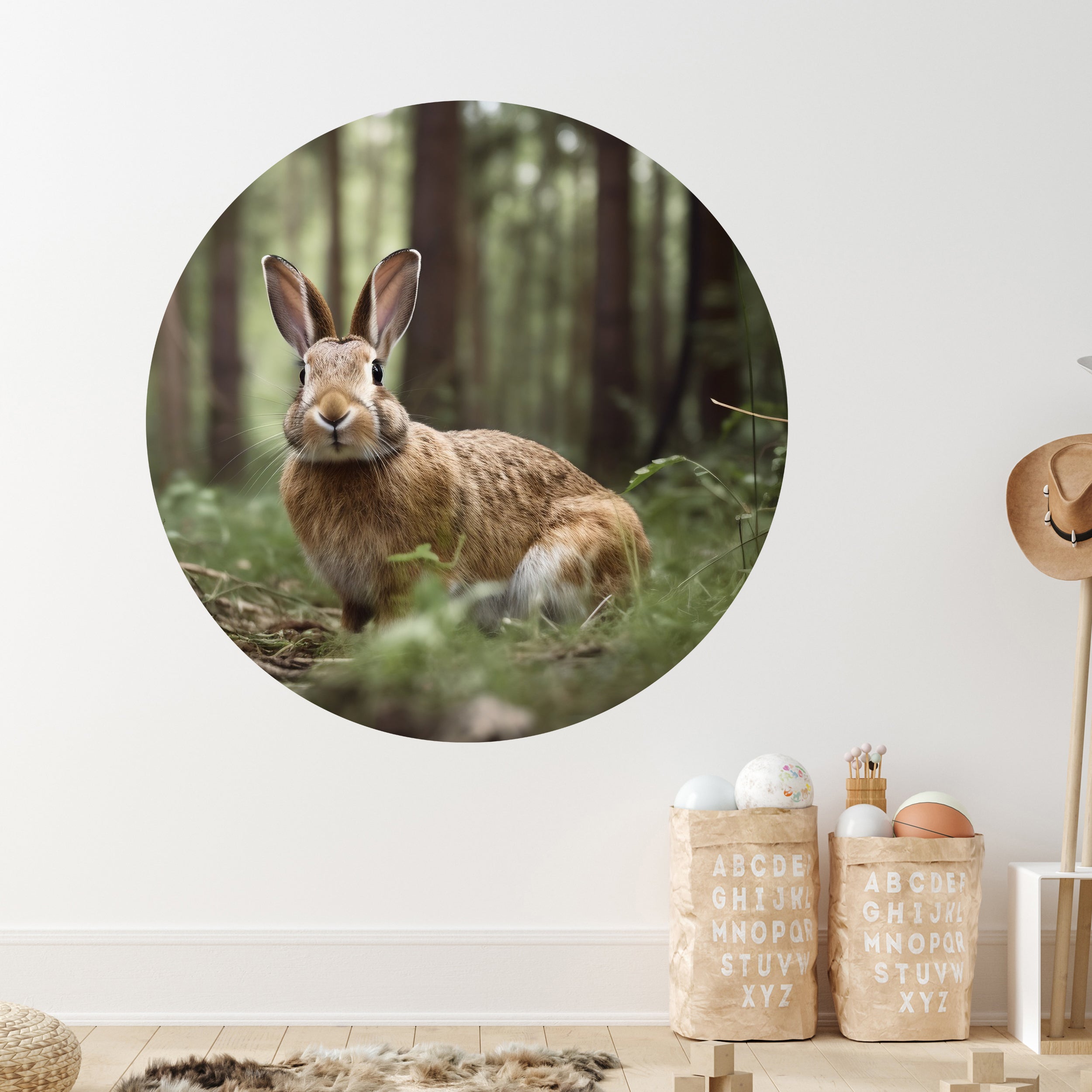 Wandtattoo Hase - Ein Stück Natur für dein Zuhause