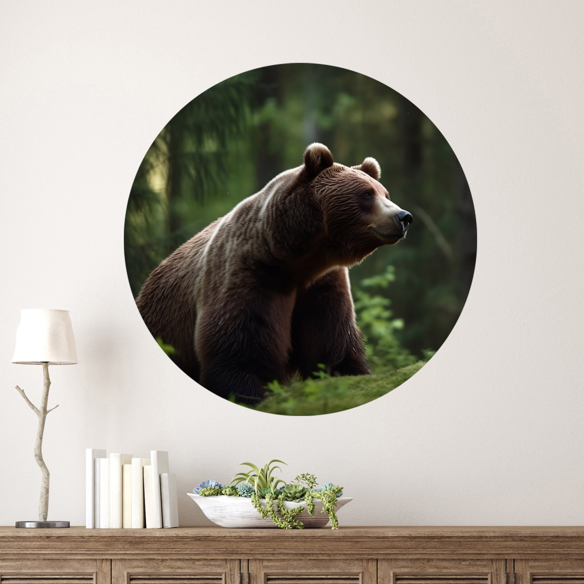Wandtattoo Bär - Natürliche Stärke für dein Zuhause