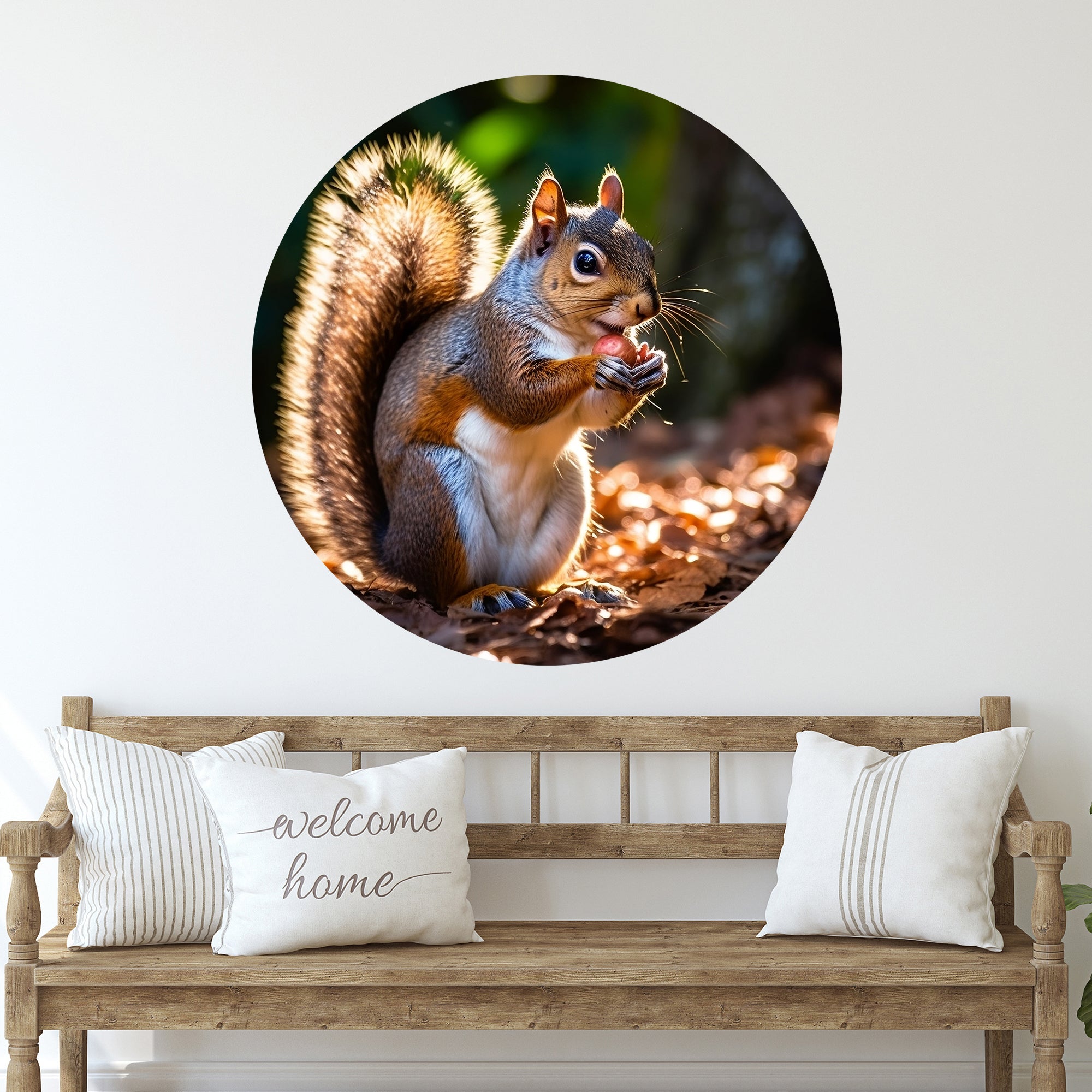 Wandtattoo Eichhörnchen - Ein Hauch von Natur für dein Zuhause