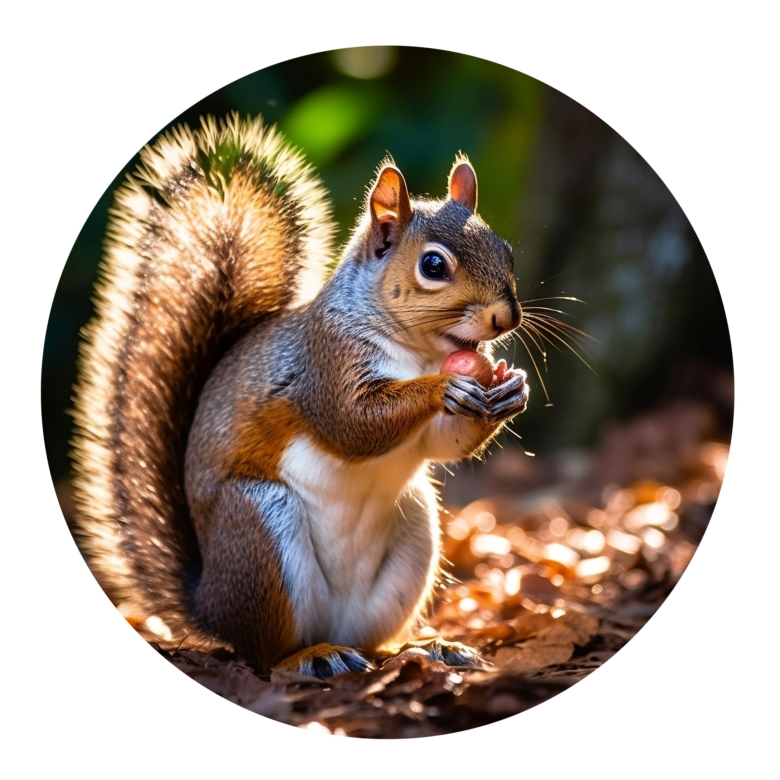 Wandtattoo Eichhörnchen - Ein Hauch von Natur für dein Zuhause