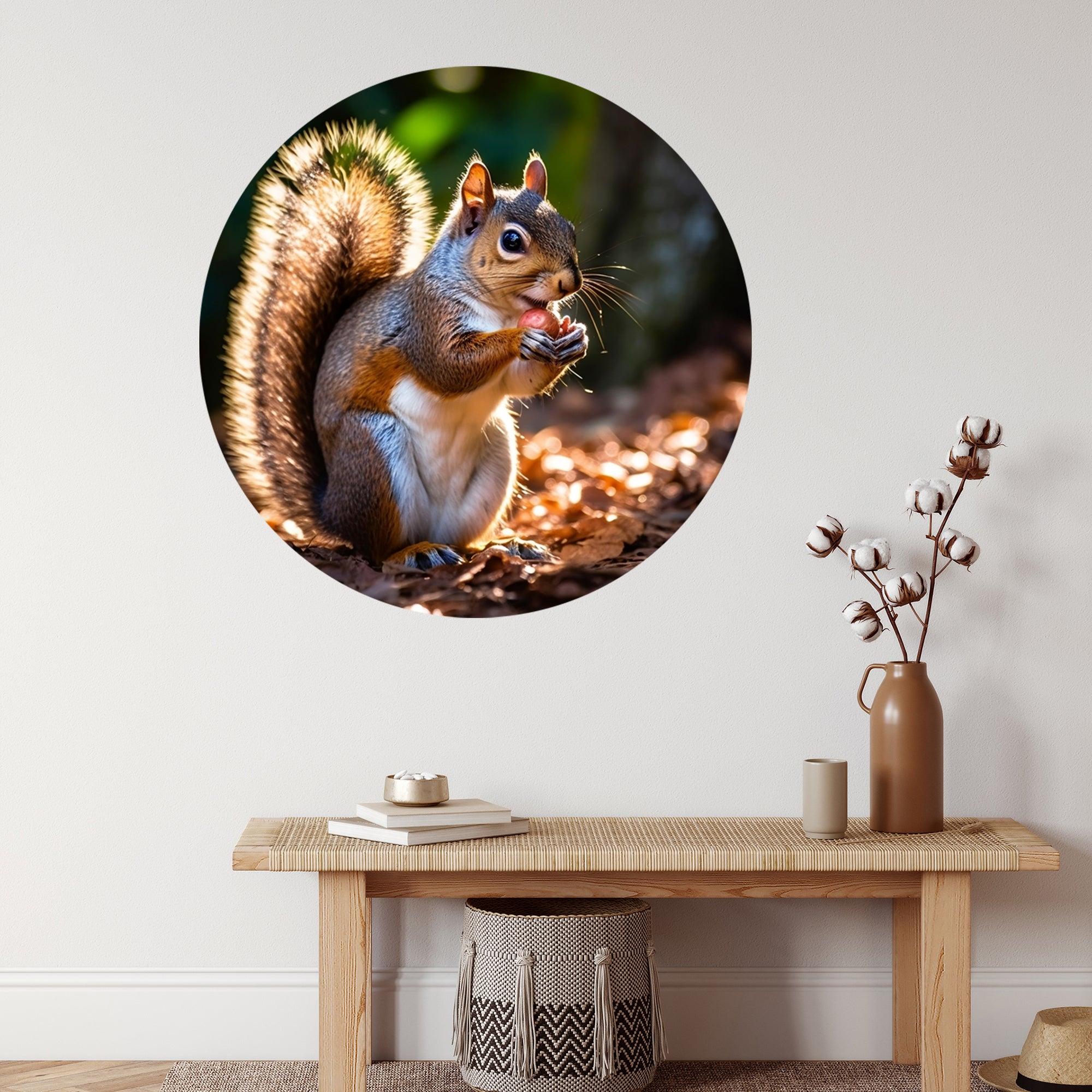Wandtattoo Eichhörnchen - Ein Hauch von Natur für dein Zuhause