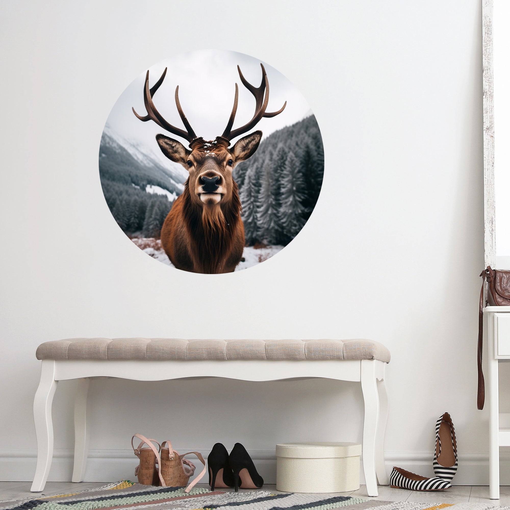 Wandtattoo Hirsch - Naturverbundenheit für dein Zuhause