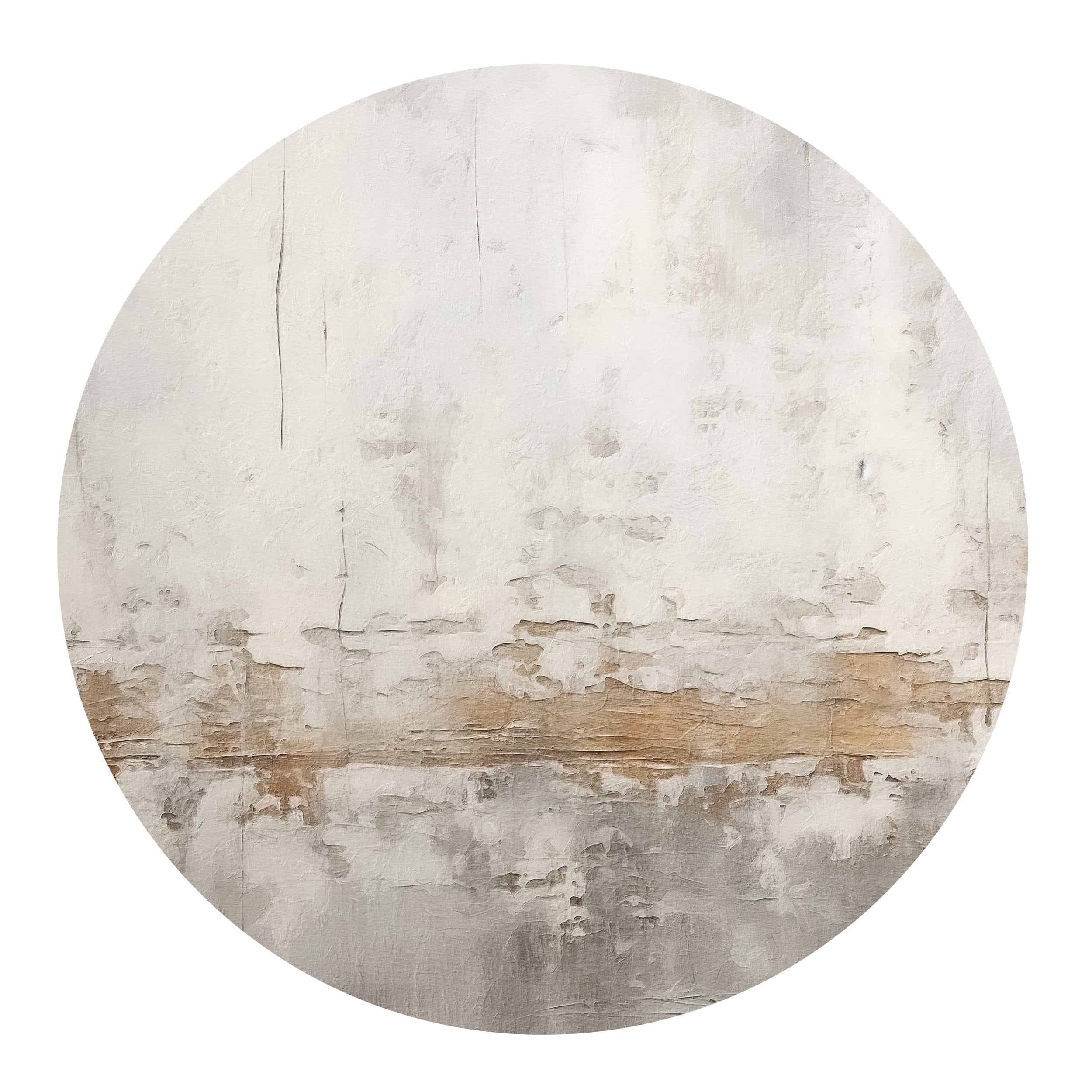 Wandtattoo Rund Textur Vintage Boho