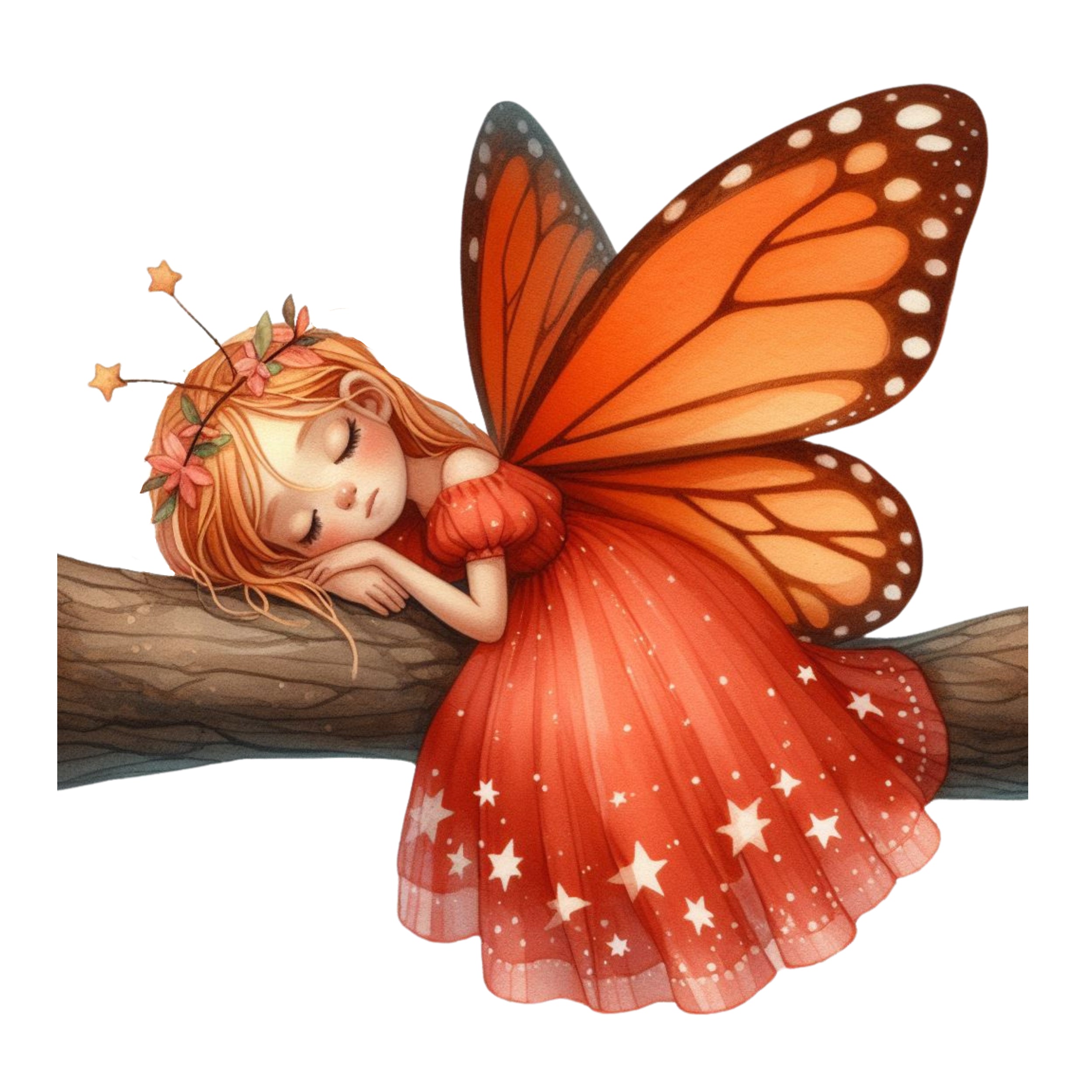 Wandtattoo Schmetterlingsfee