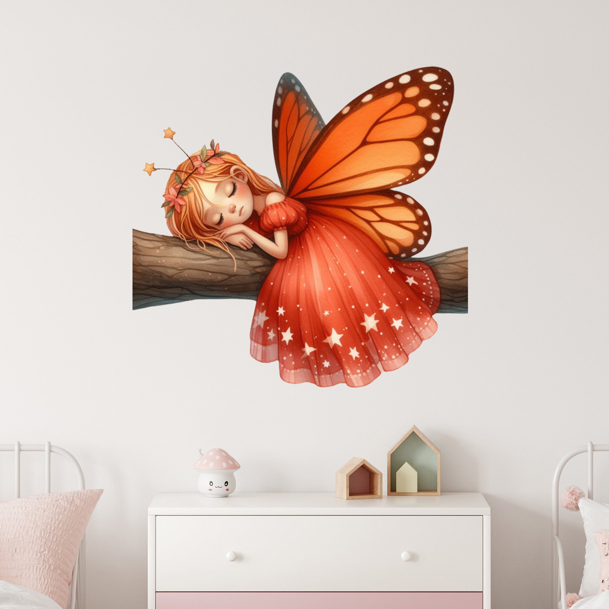 Wandtattoo Schmetterlingsfee