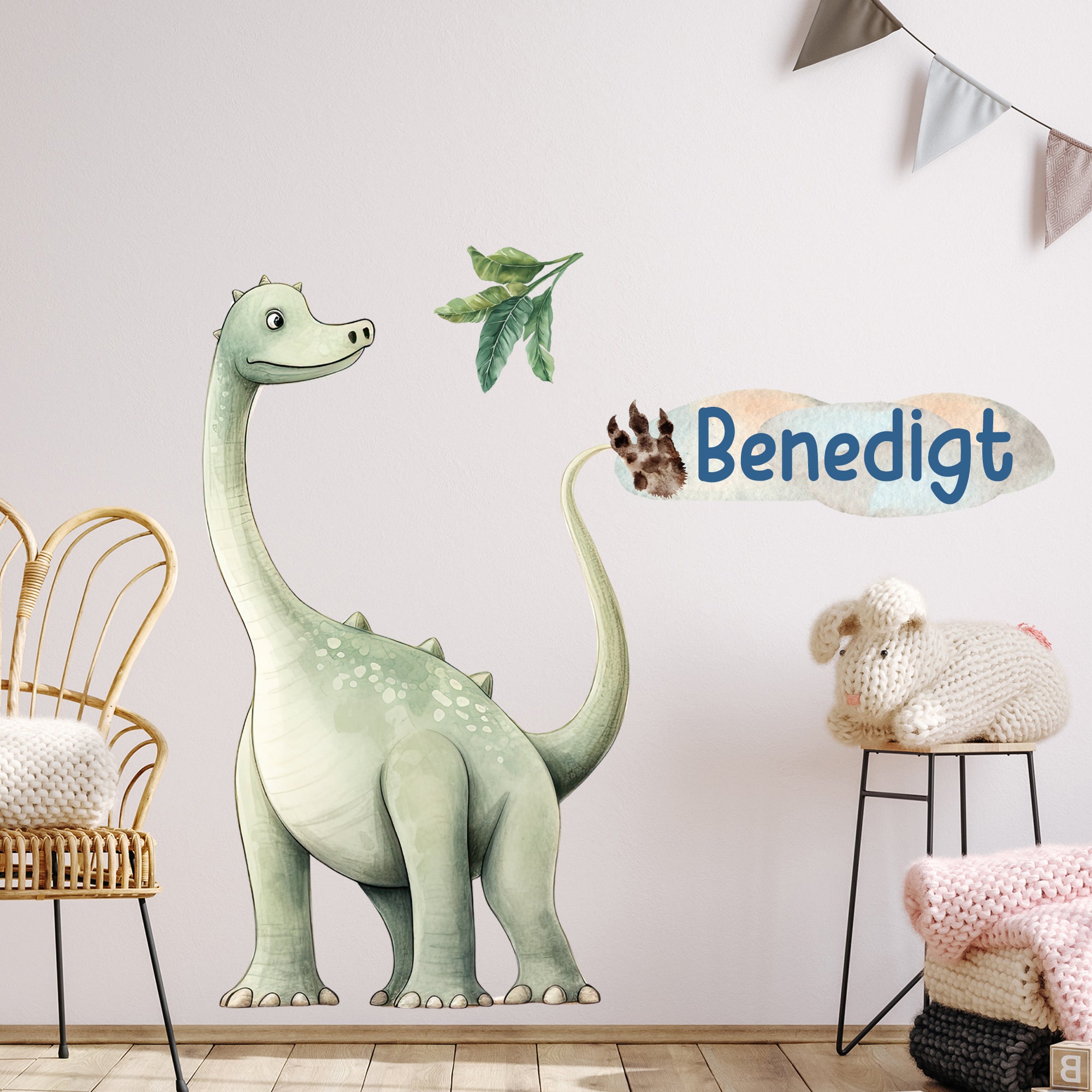 Wandtattoo Dinosaurier