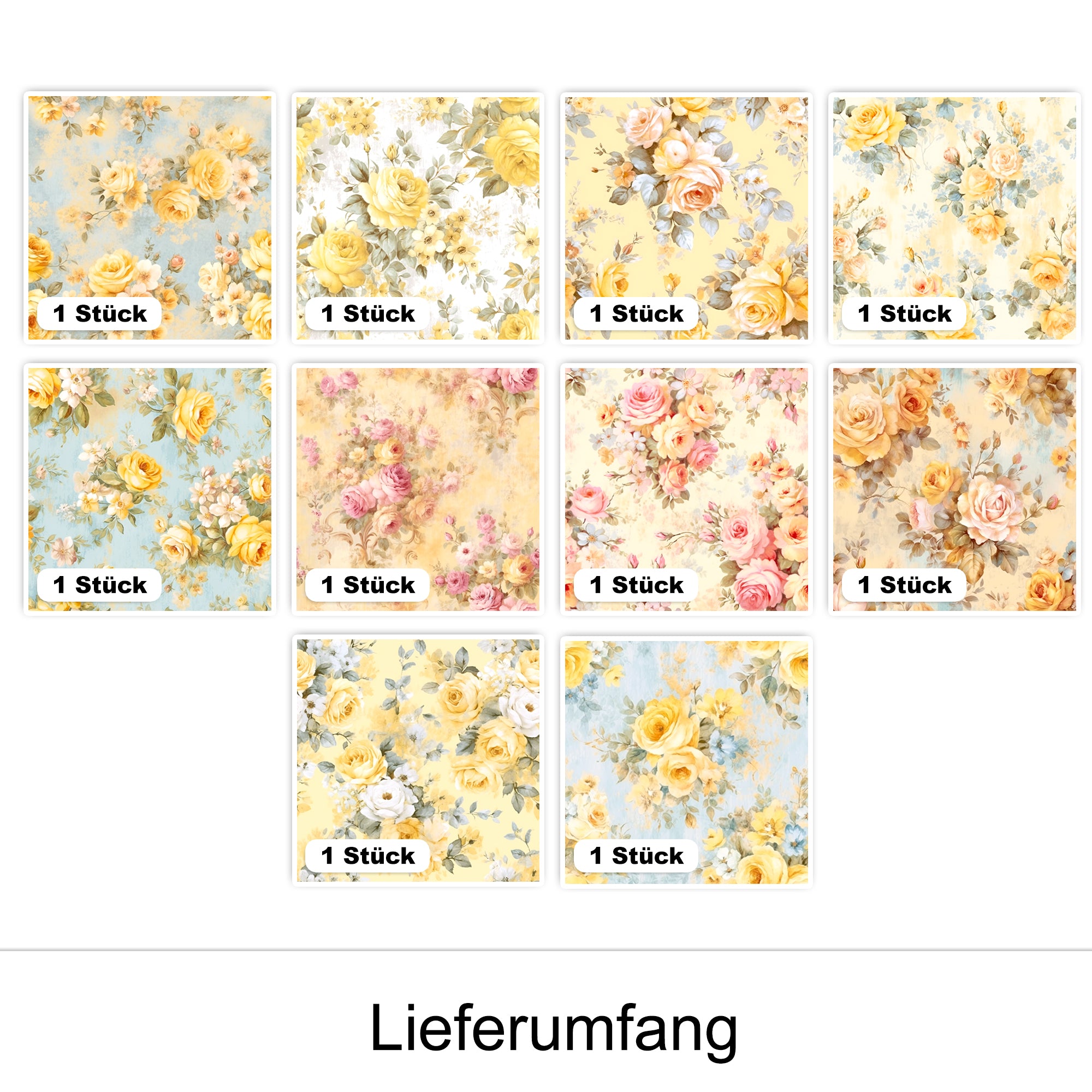 Fliesenaufkleber Blumenmuster