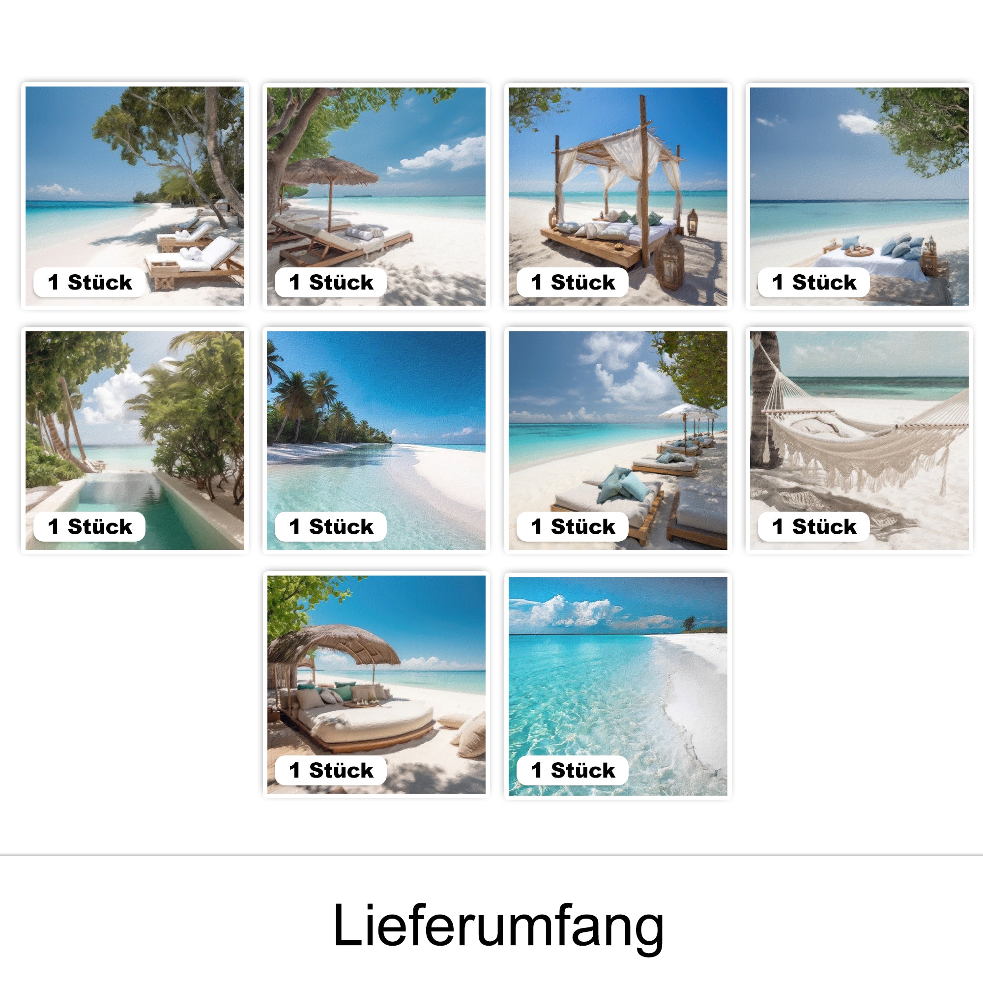 Fliesenaufkleber Karibikstrand