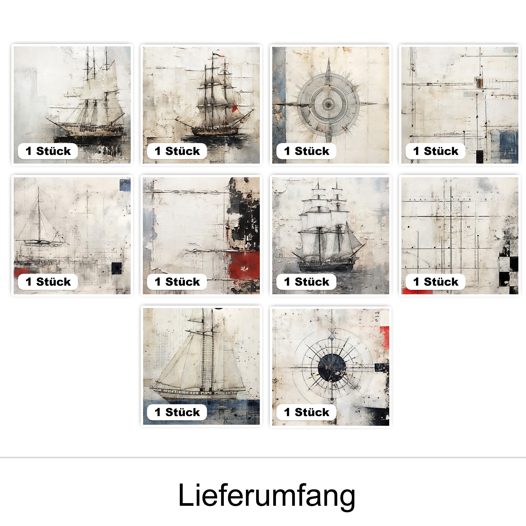 Fliesenaufkleber Kompass