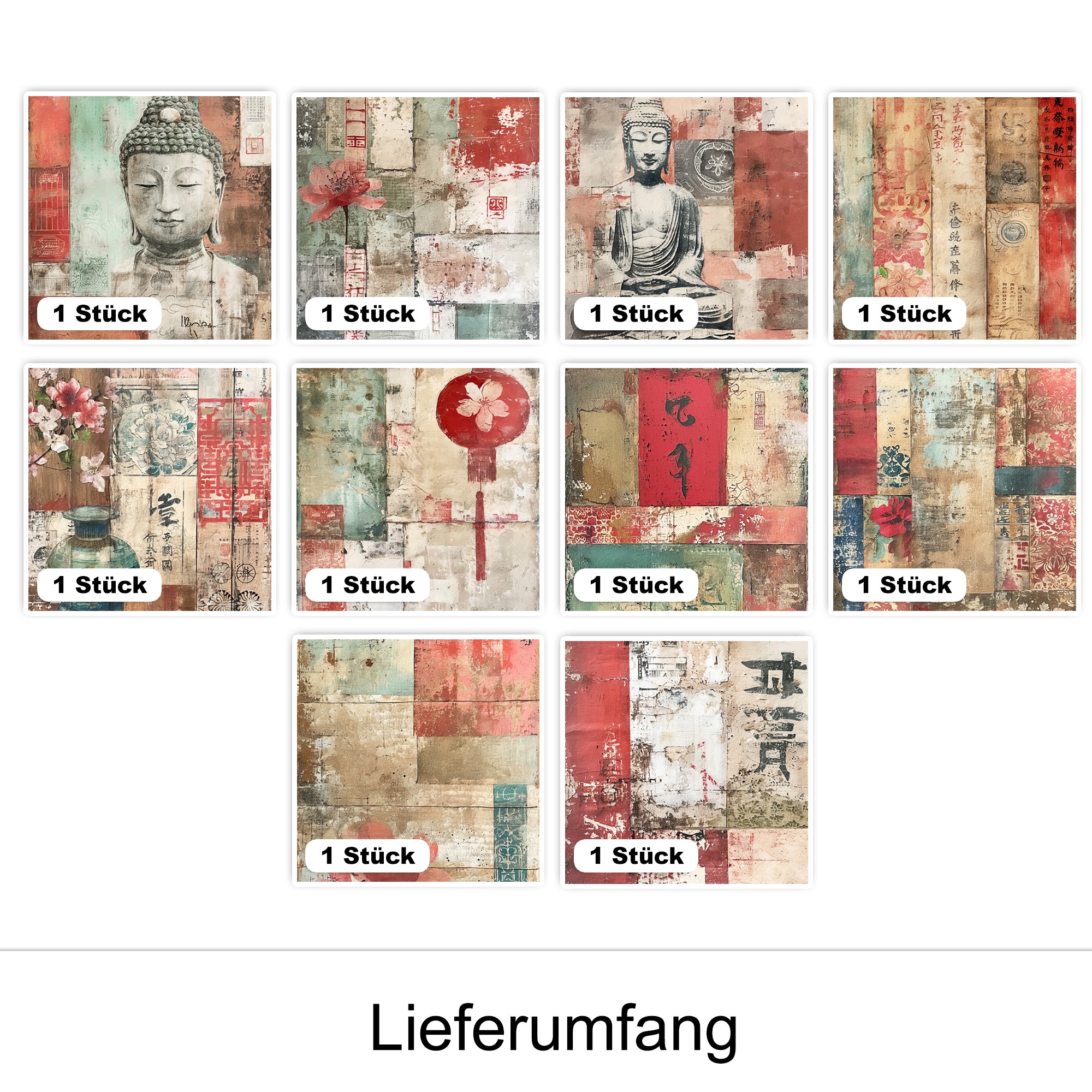 Fliesenaufkleber Vintage-Chic