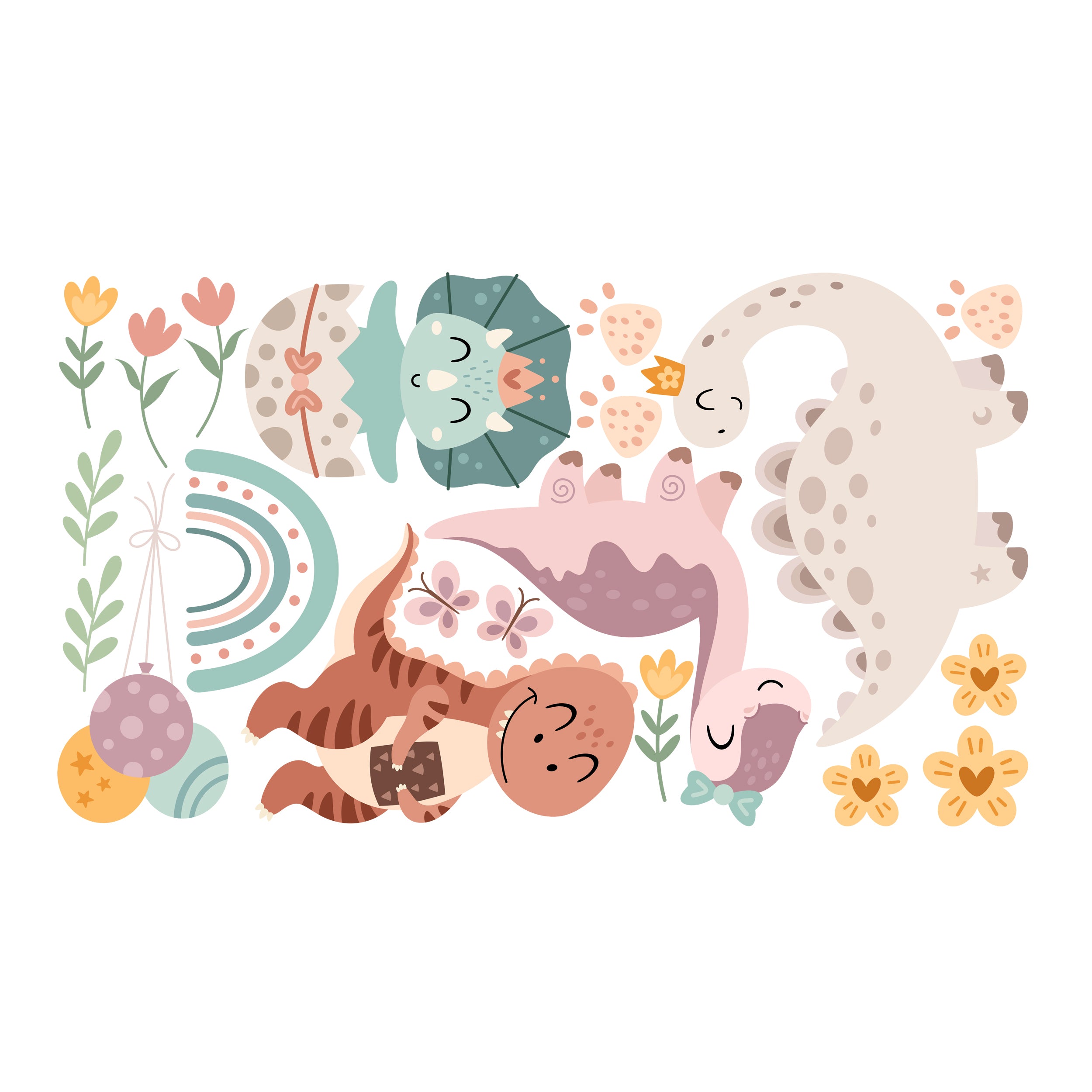 Wandtattoo Dinosaurier