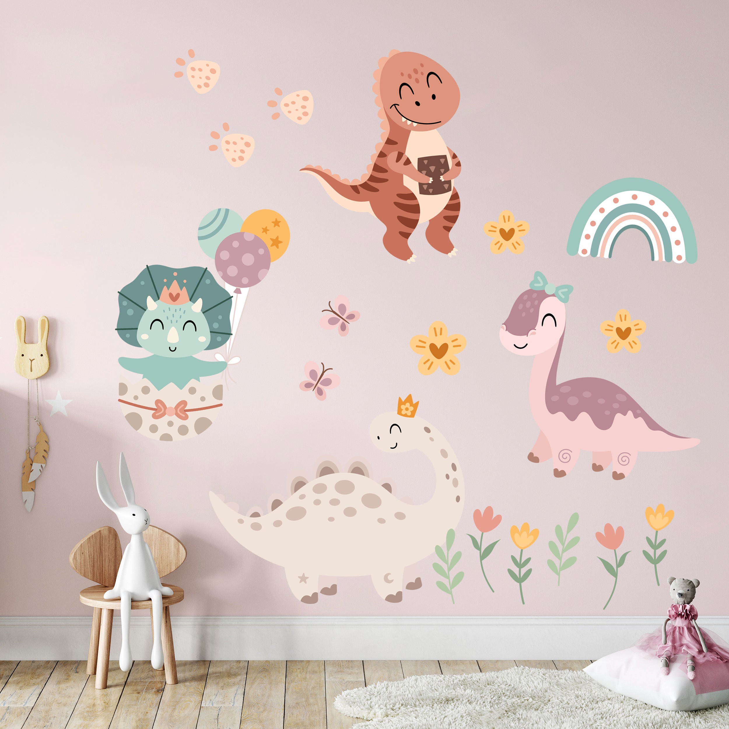 Wandtattoo Dinosaurier