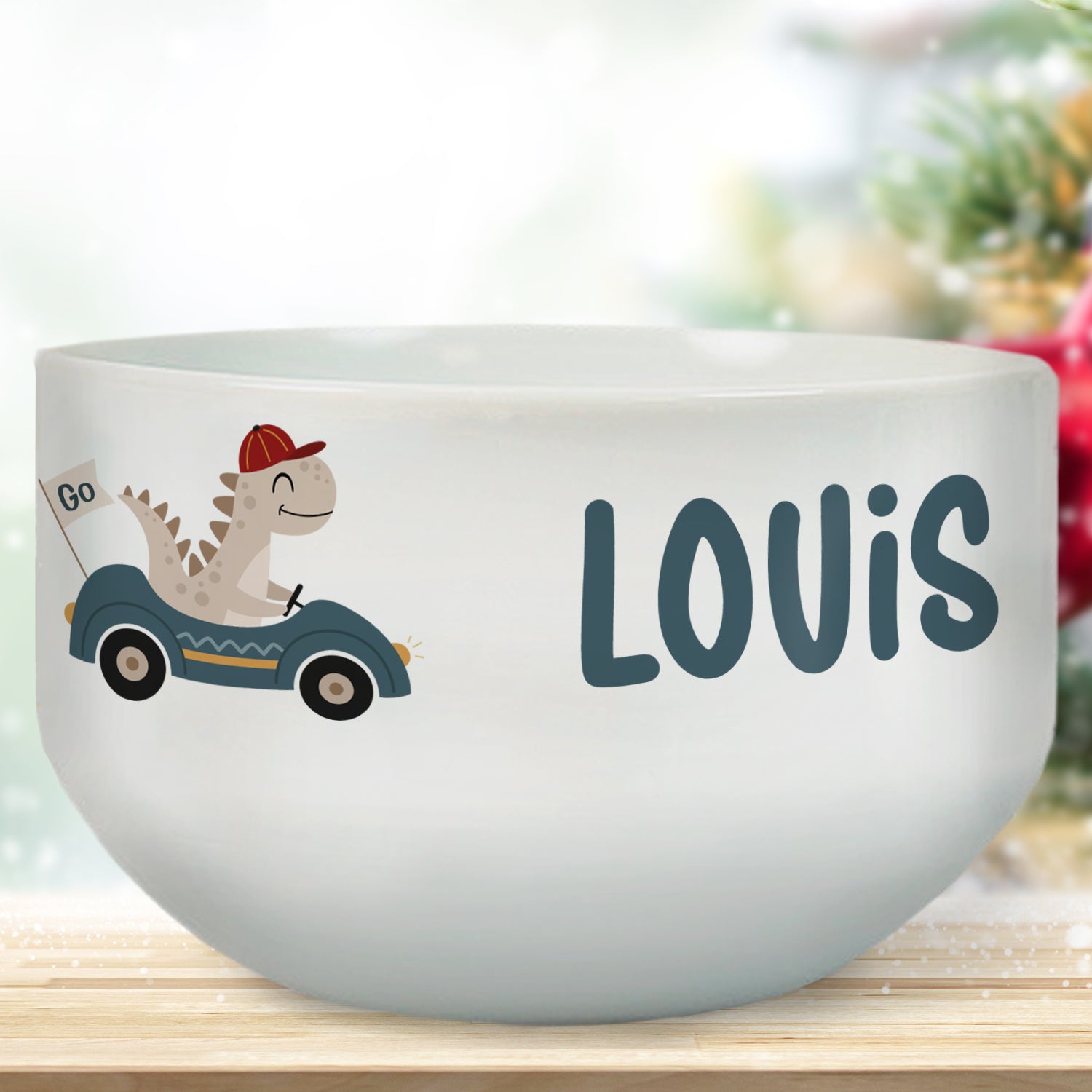 Müslischale Dino und Auto