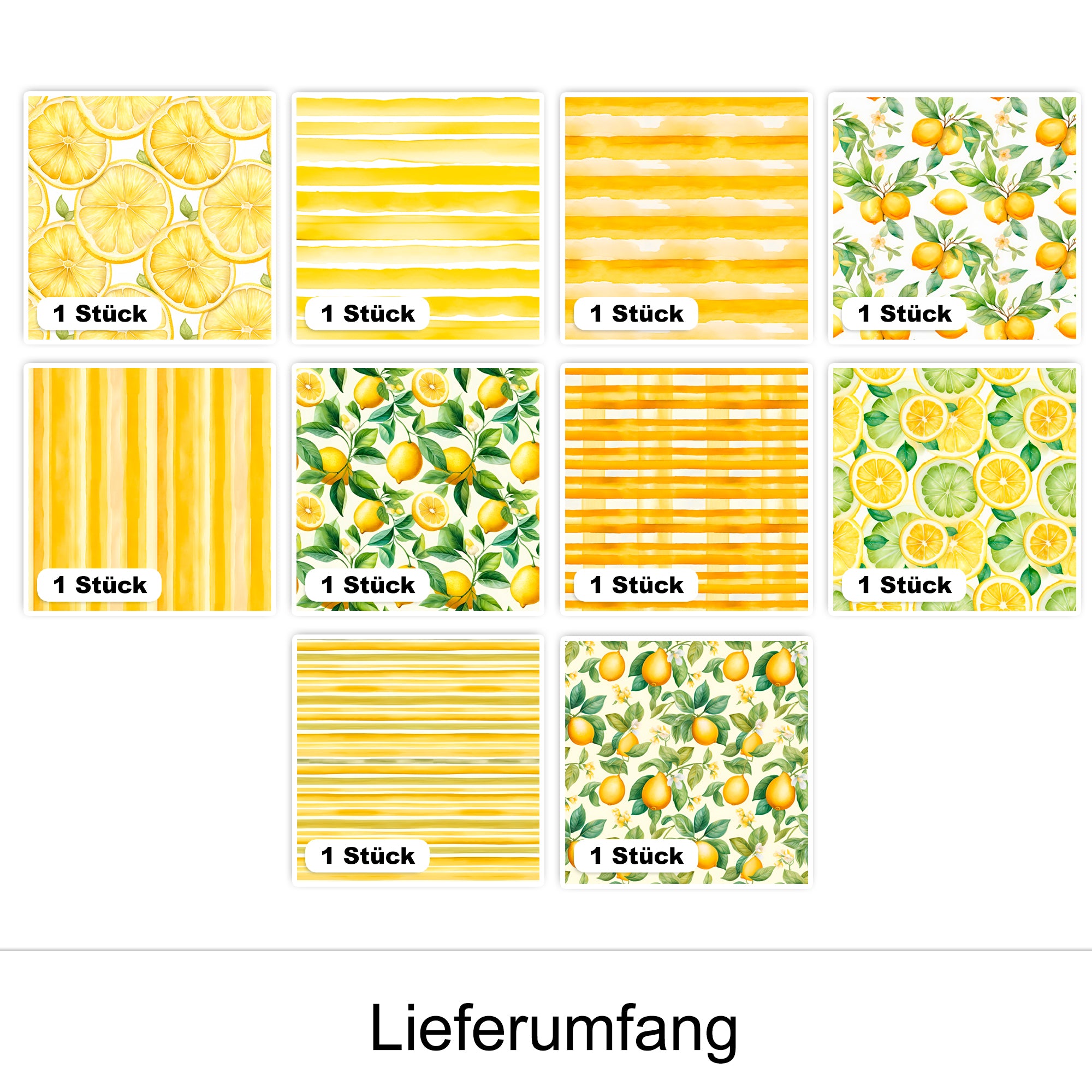 Fliesenaufkleber Zitronen