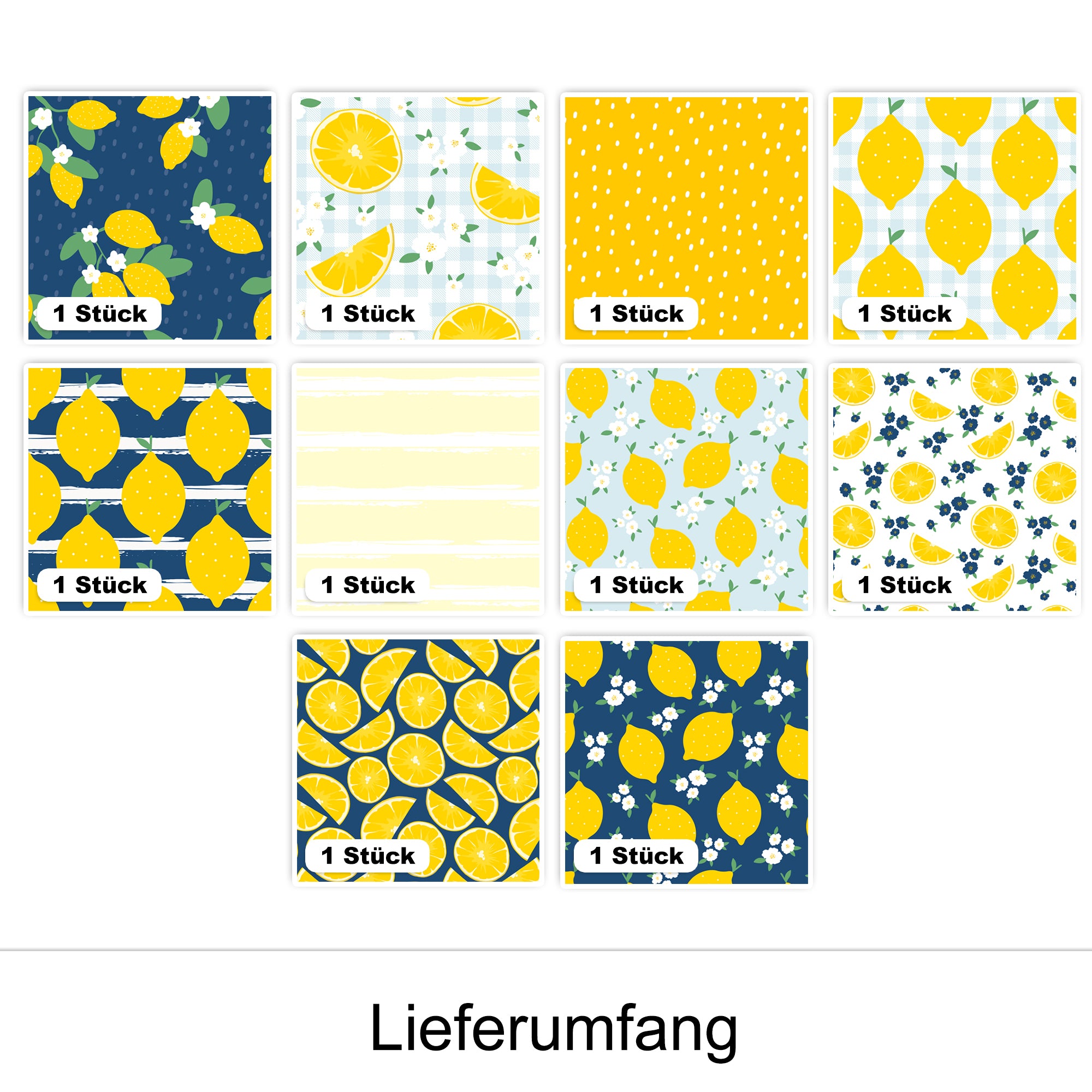 Fliesenaufkleber Zitrone