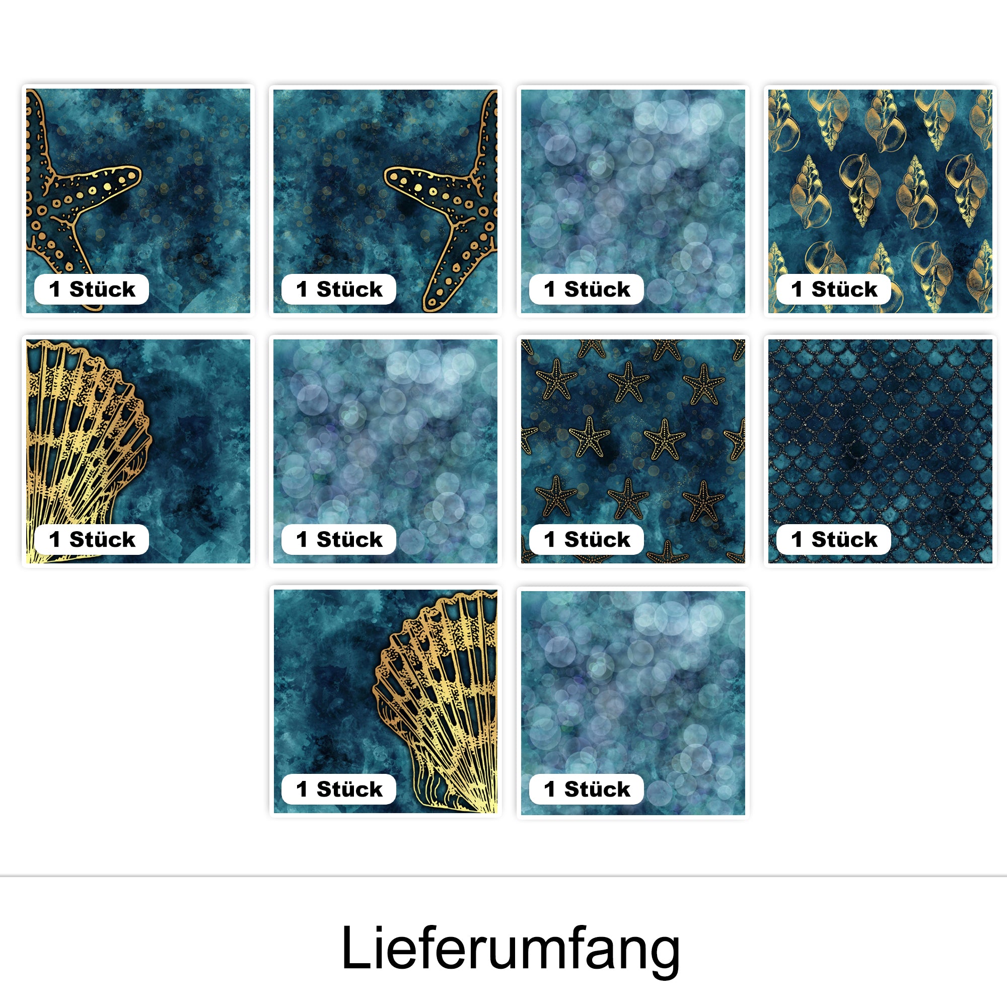 Fliesenaufkleber Muscheln