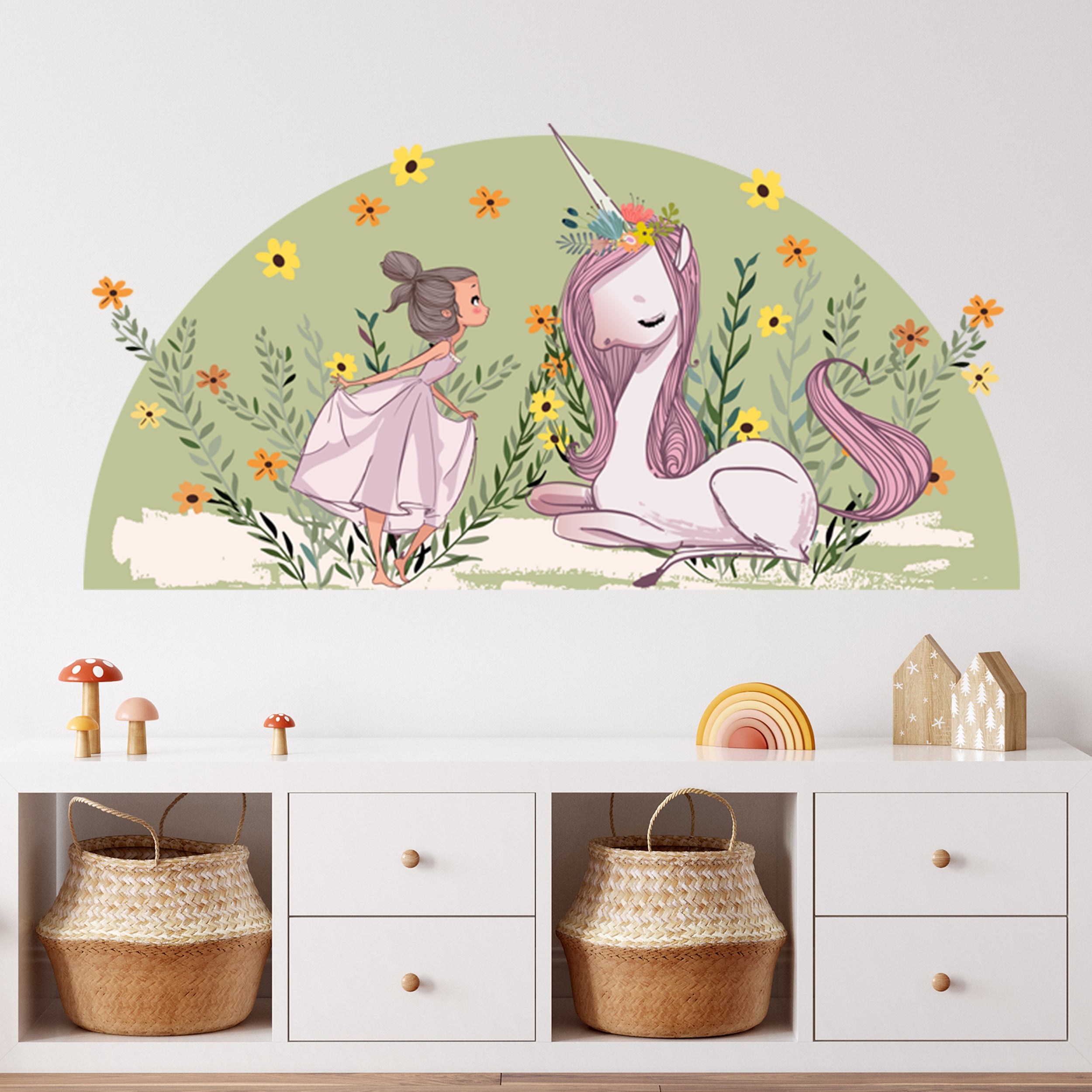 Wandtattoo Einhornfreundschaft