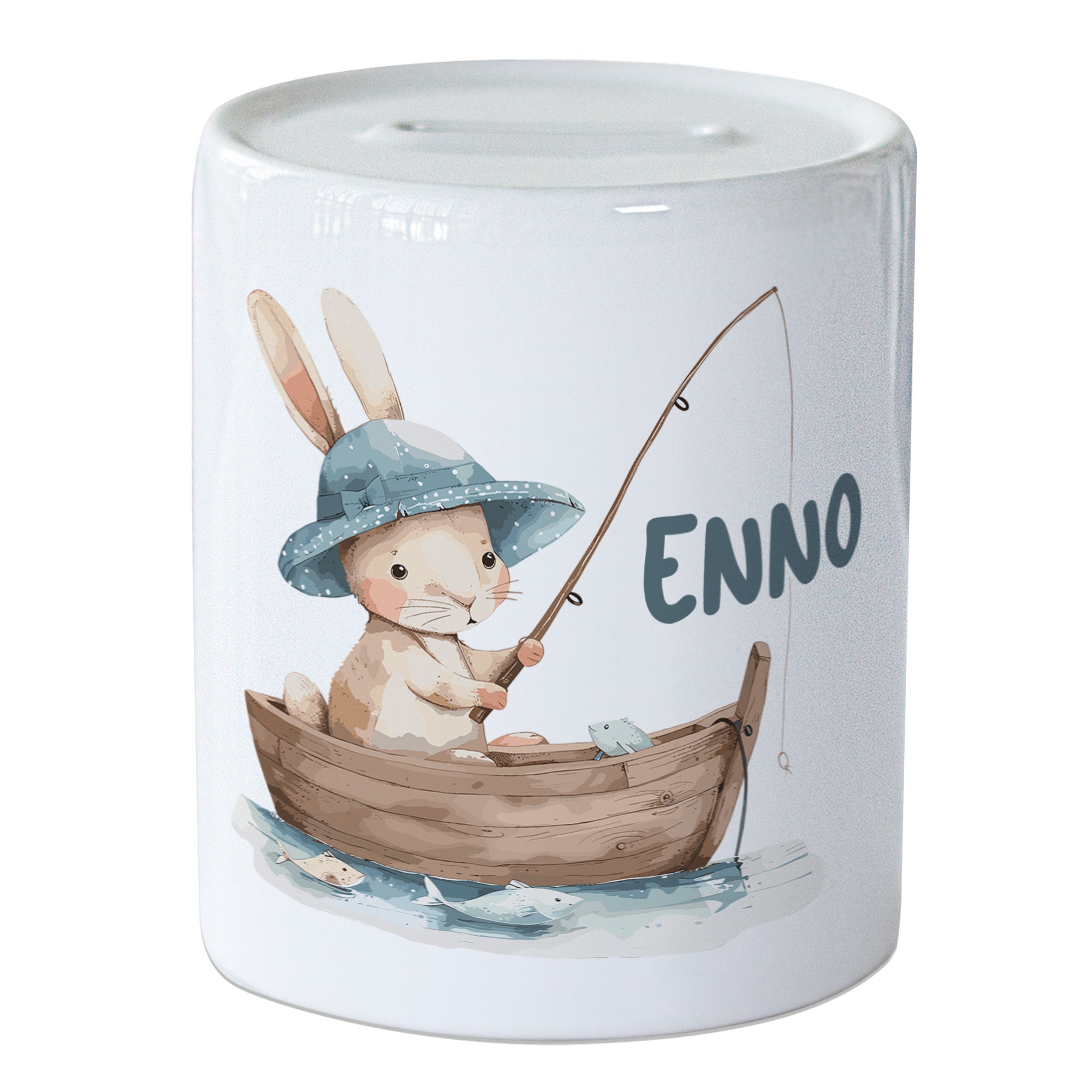 Spardose mit niedlichem Hasenmotiv - Für kleine Sparfüchse