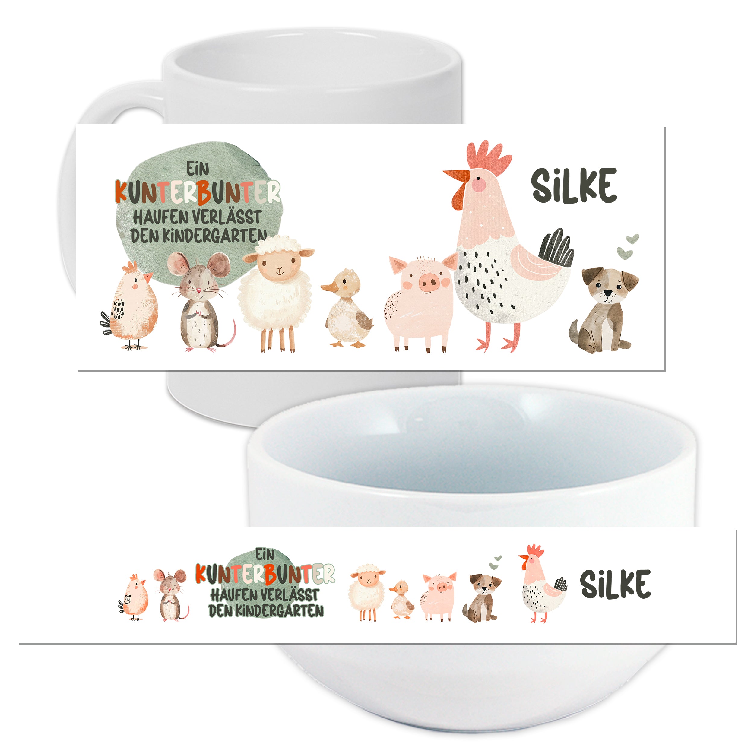 Frühstücksset Kunterbunt - Für fröhliche Morgen im Kindergarten