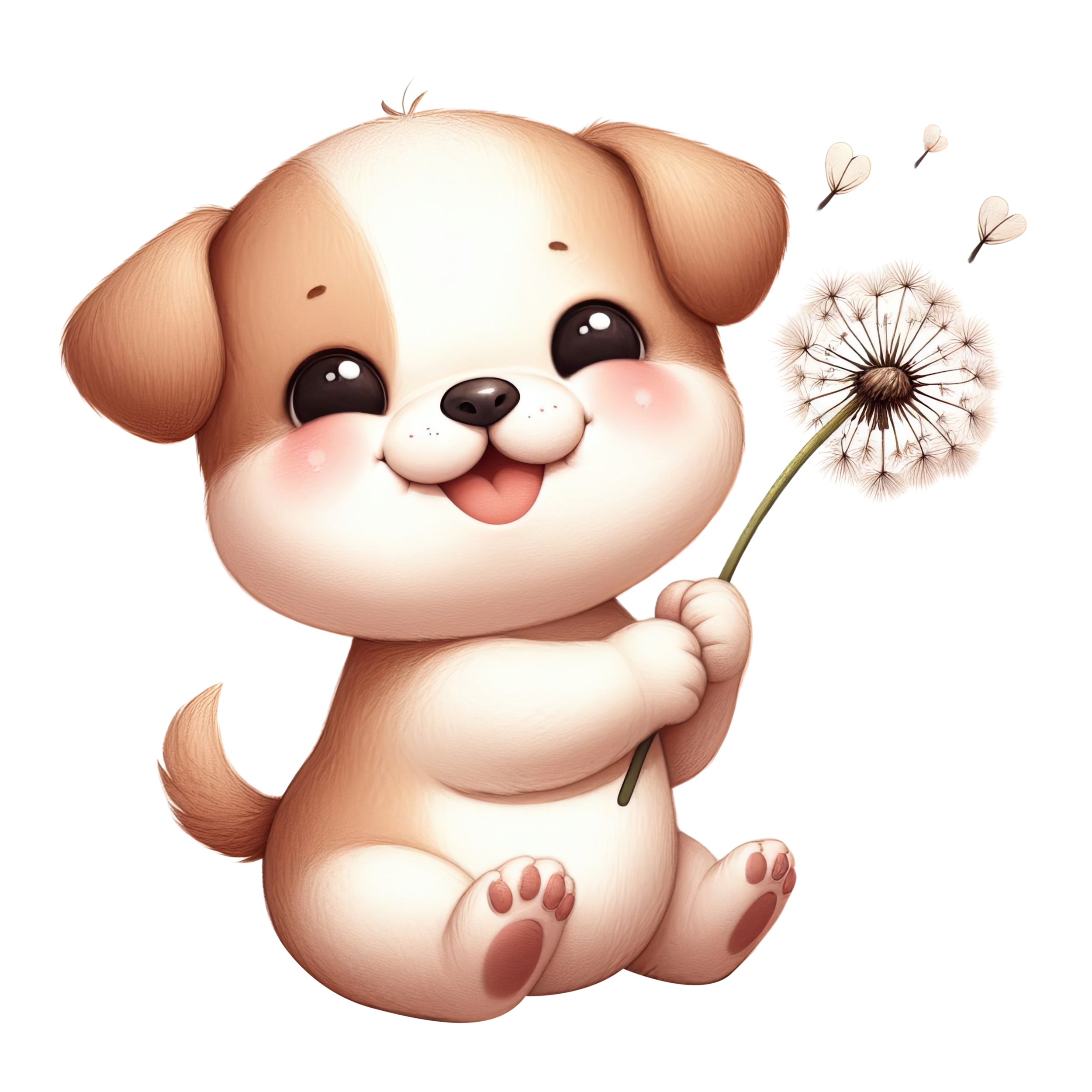 Wandtattoo Hundewelpe