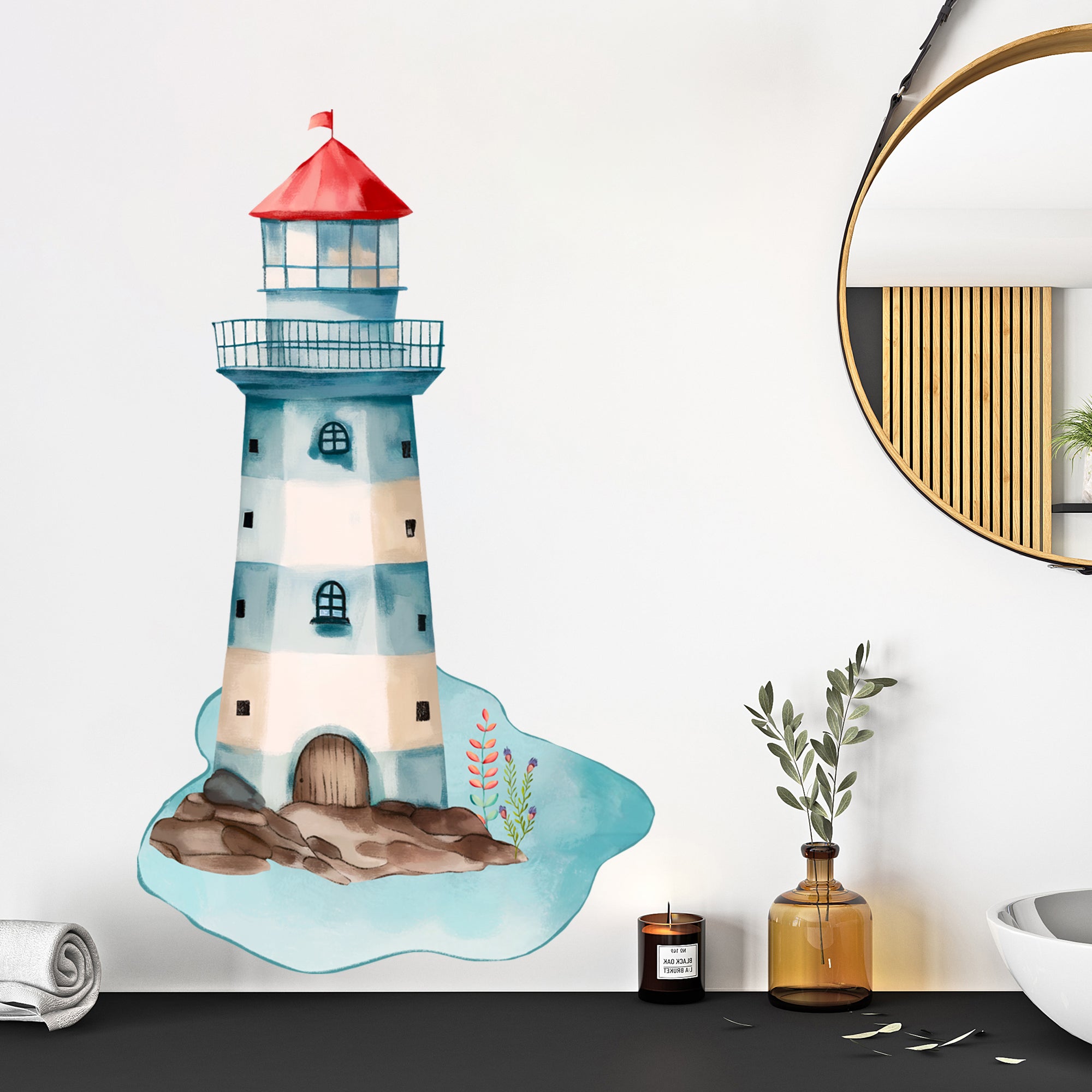 Wandtattoo Leuchtturm