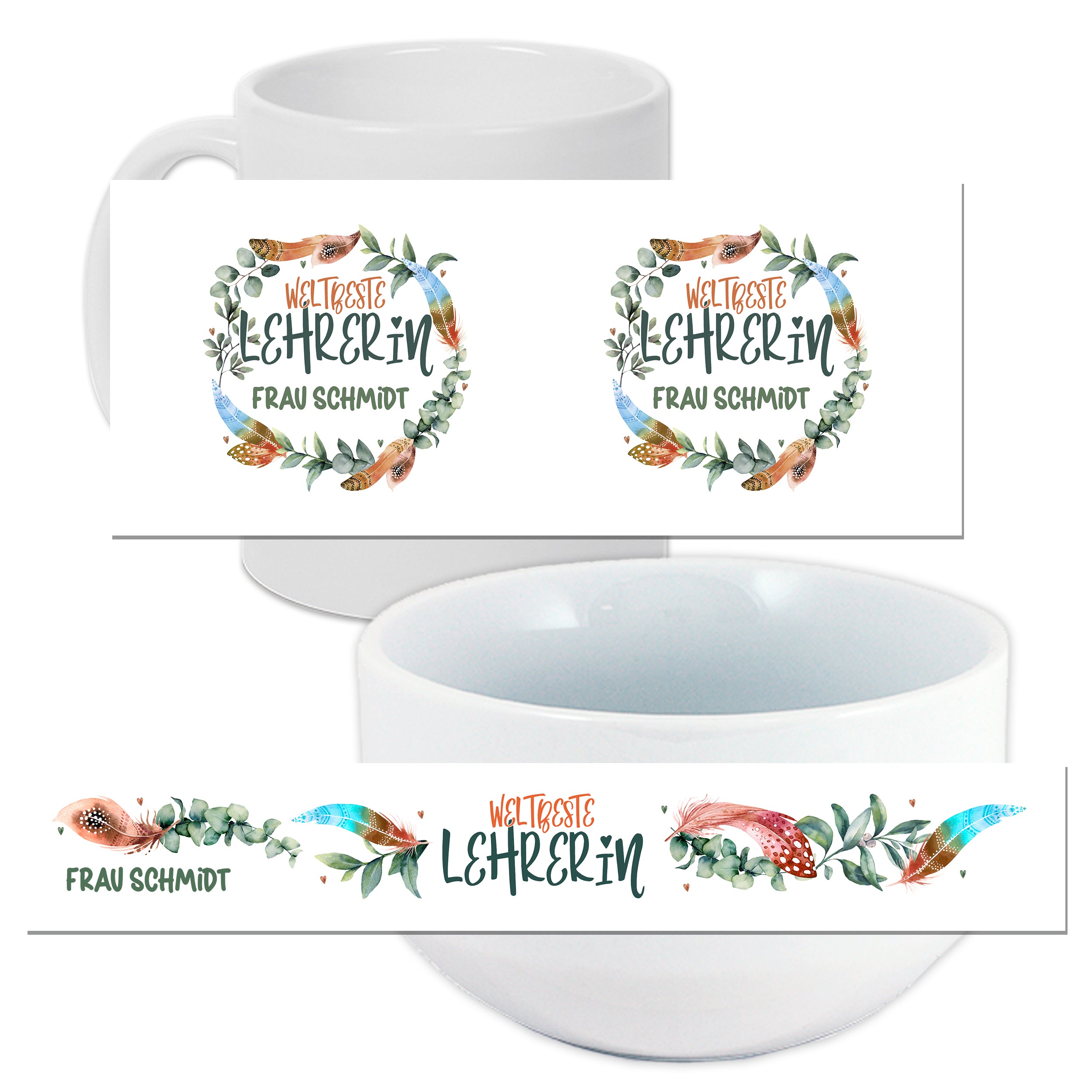 Frühstücksset Weltbeste Lehrerin - Für den perfekten Start in den Tag