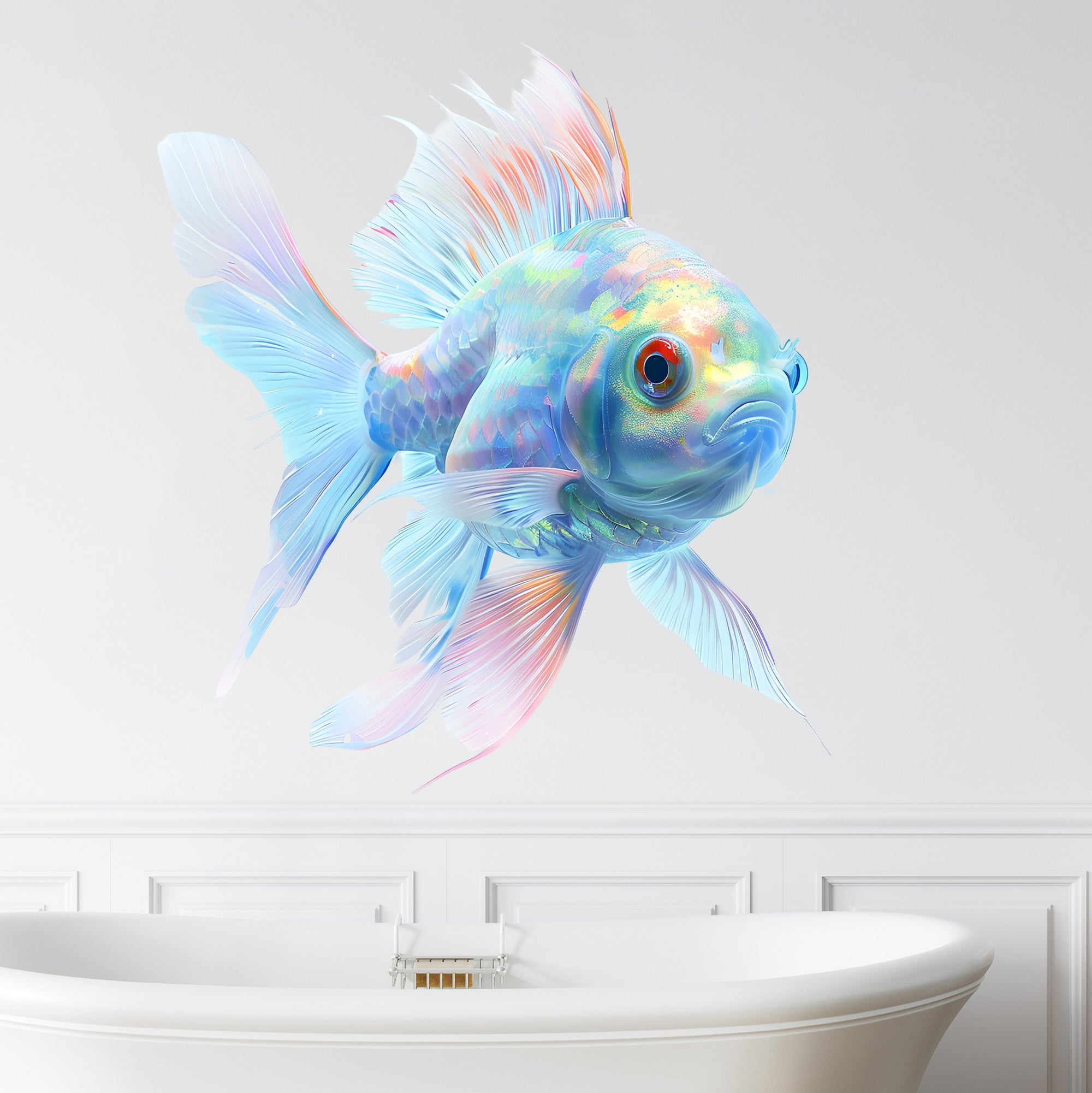 Wandtattoo Goldfisch