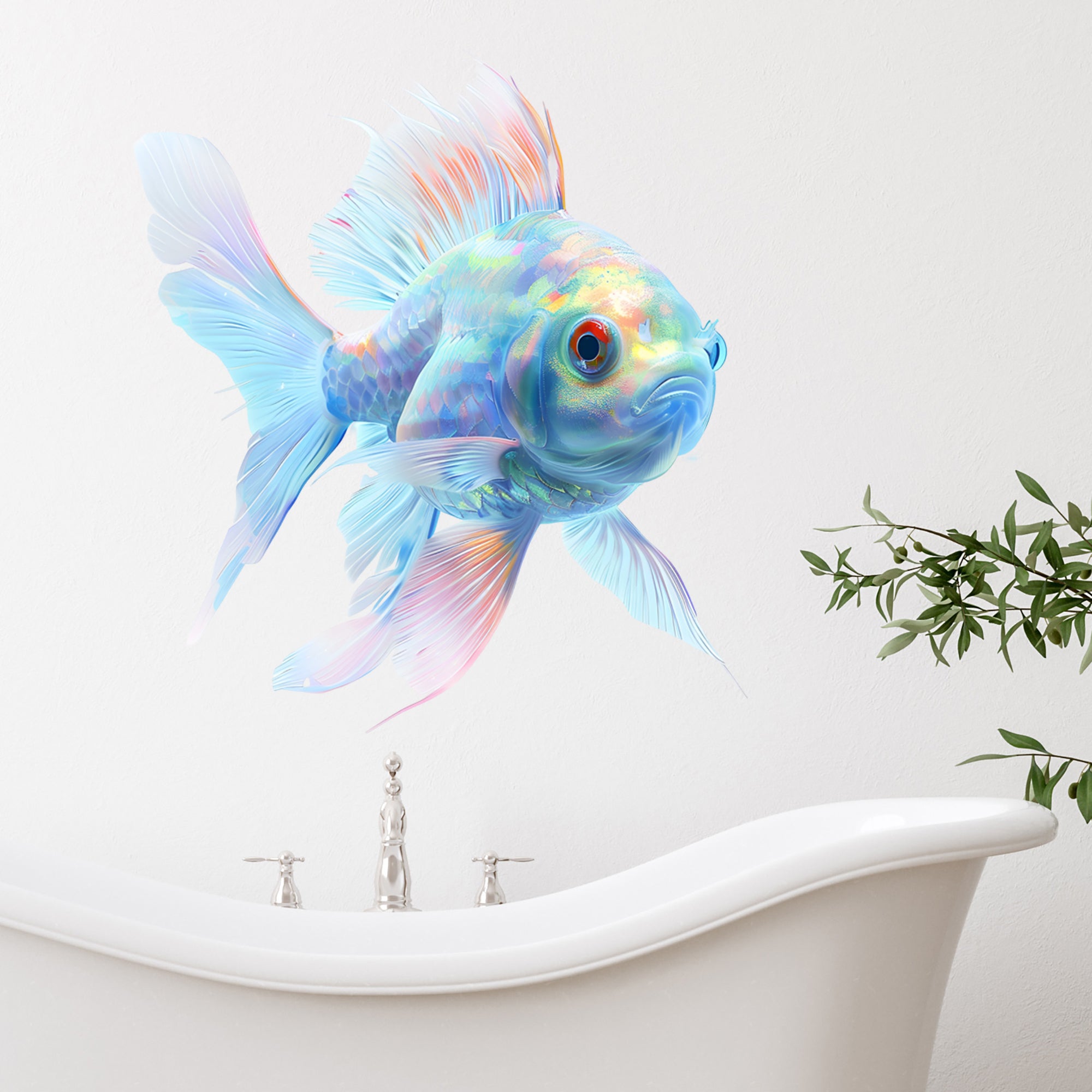 Wandtattoo Goldfisch