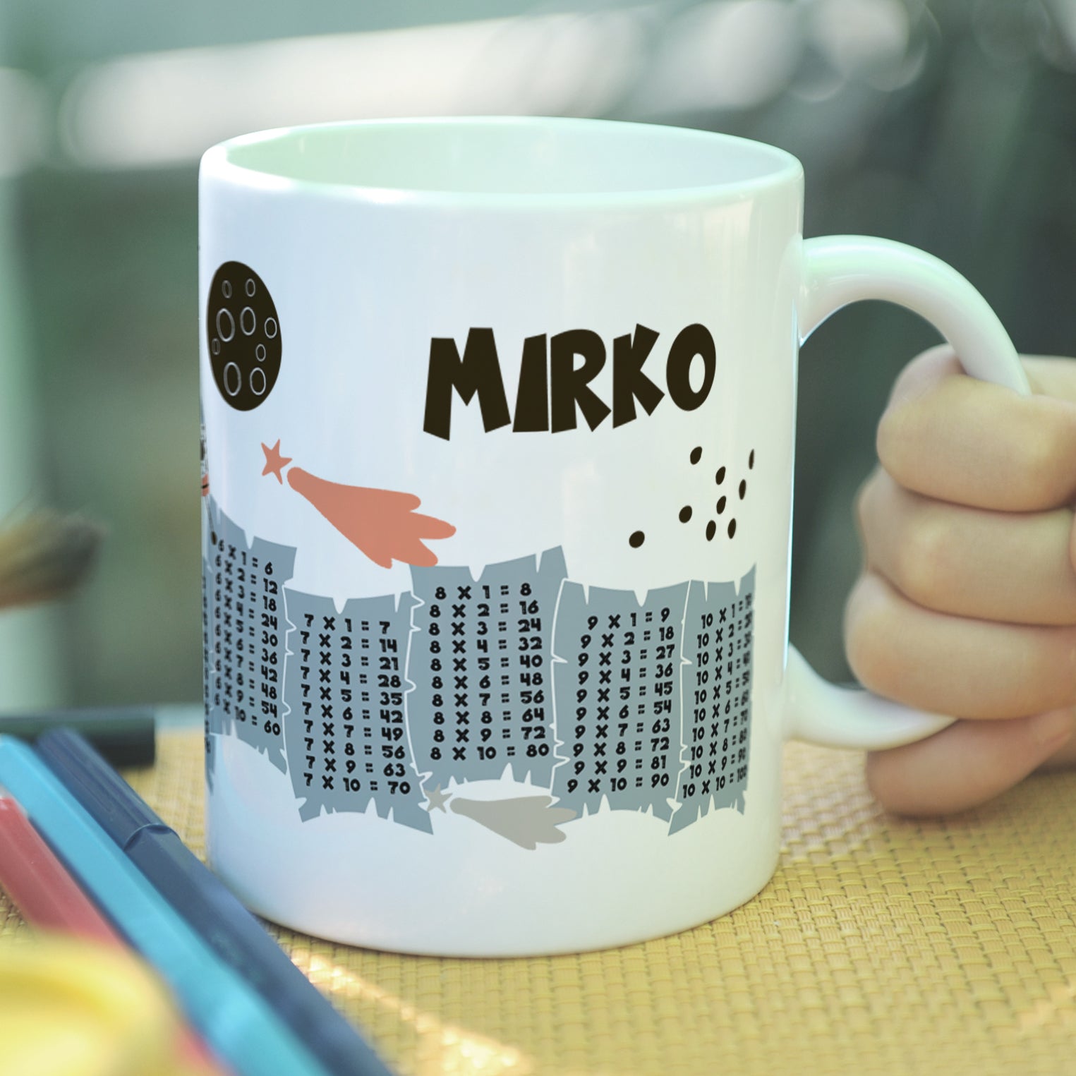 1x1 Tasse Rakete
