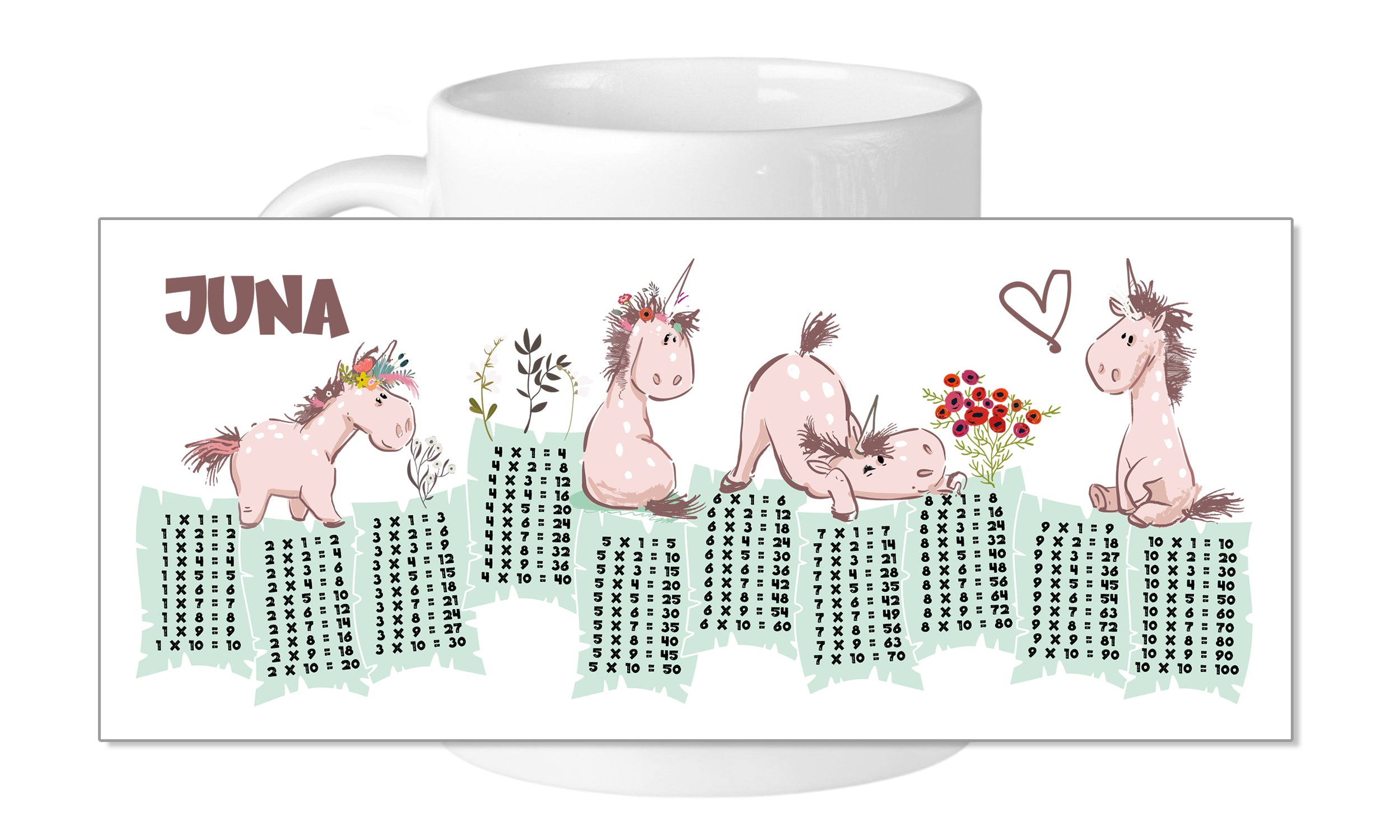1x1 Tasse Einhorn Freude