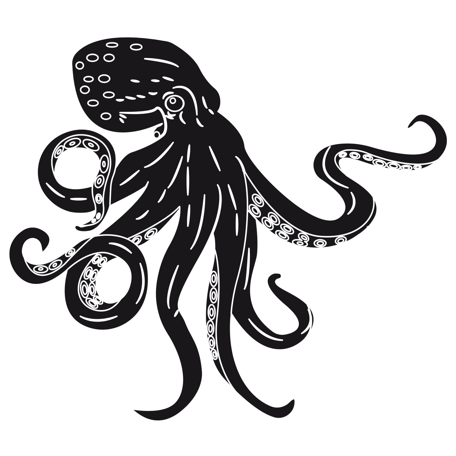Wandtattoo Oktopus
