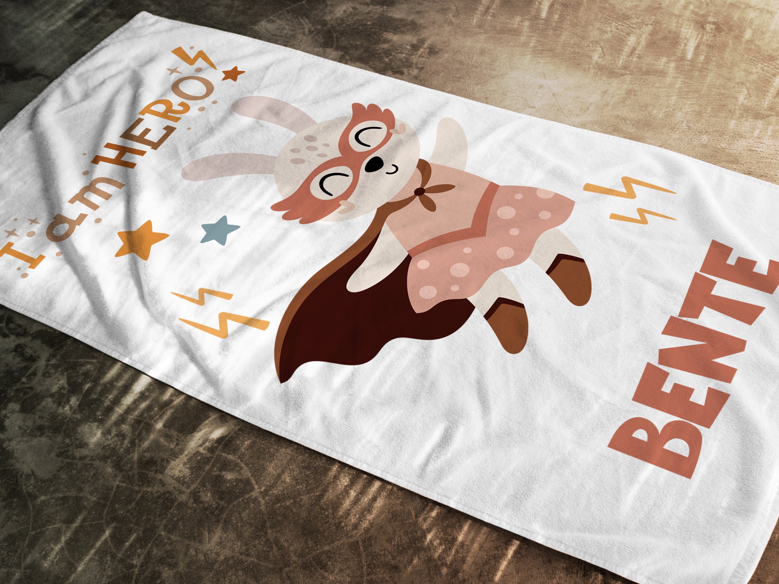 Handtuch Heldin Bente - Für kleine Abenteurer