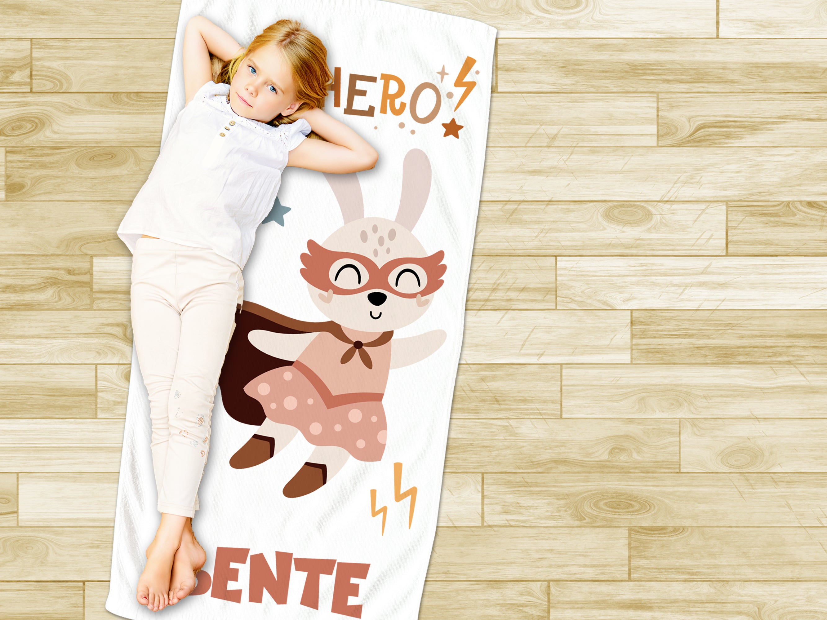 Handtuch Heldin Bente - Für kleine Abenteurer