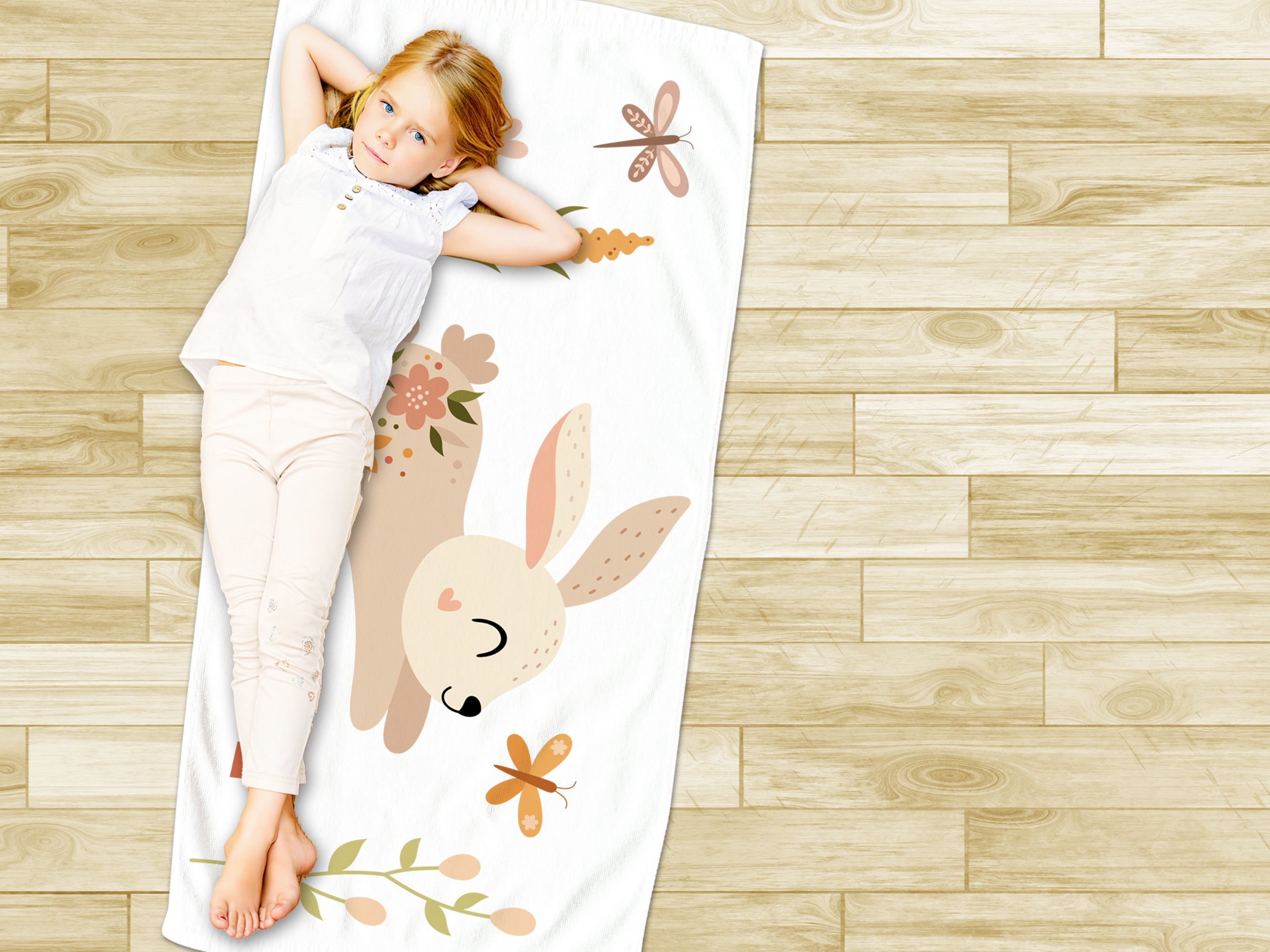 Handtuch Hase - Freude am Baden