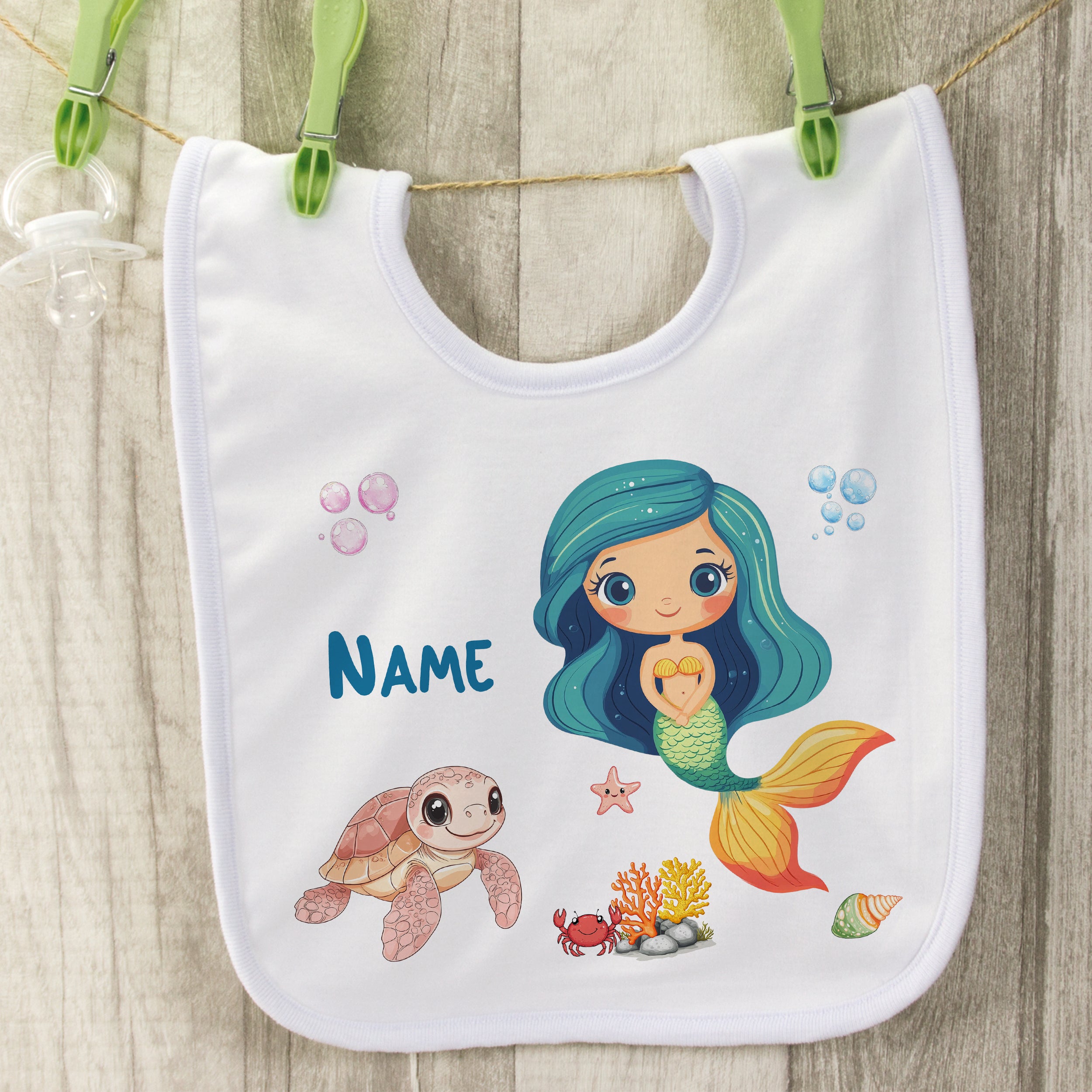 Baby Lätzchen Meerjungfrau