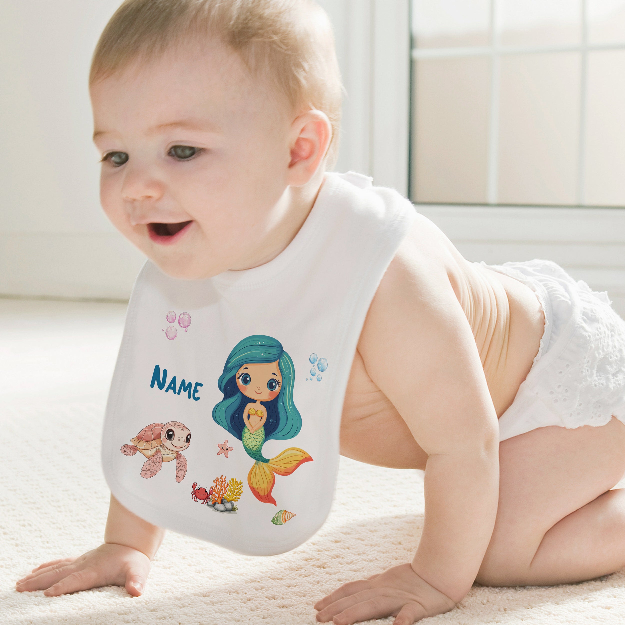 Baby Lätzchen Meerjungfrau