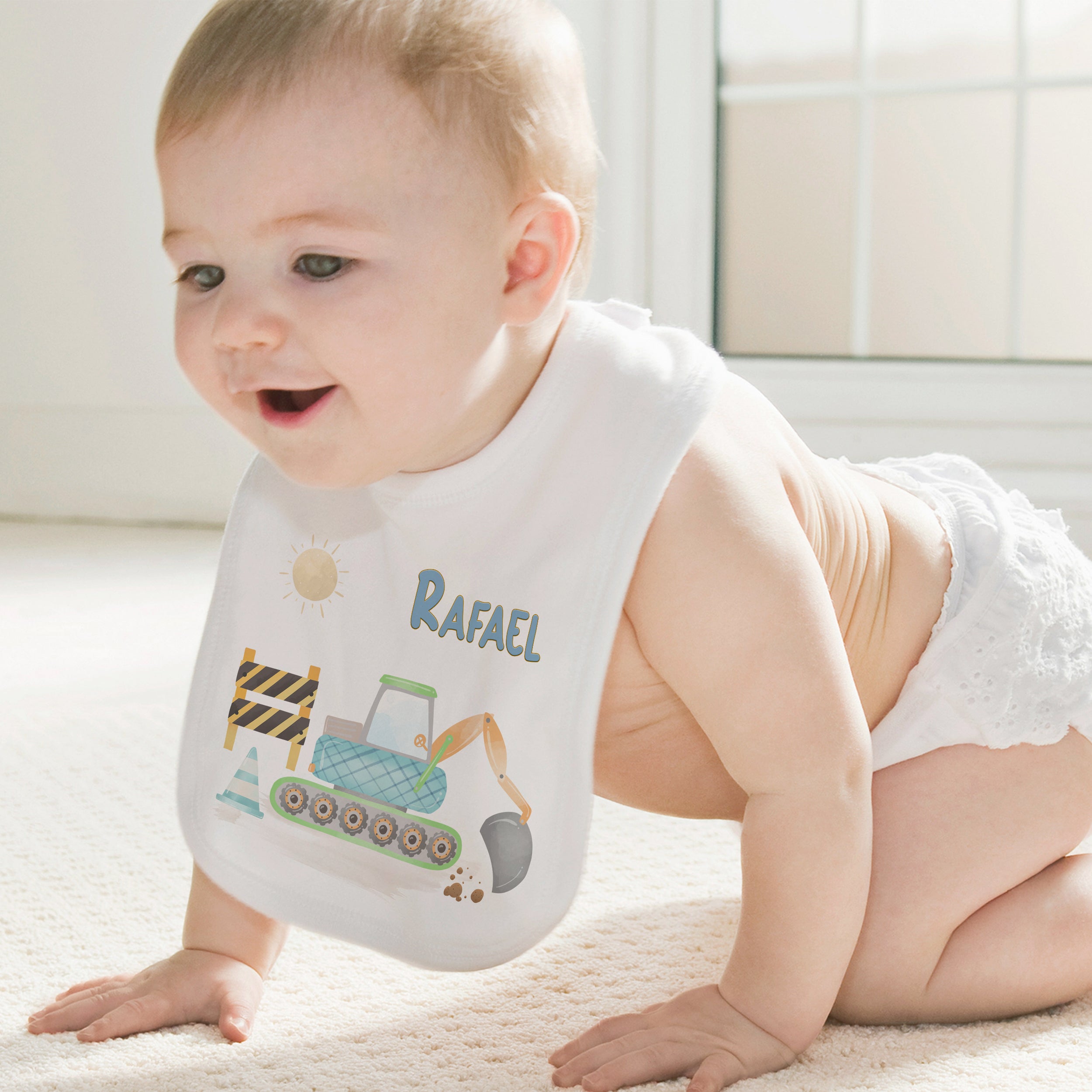 Baby Lätzchen Bagger