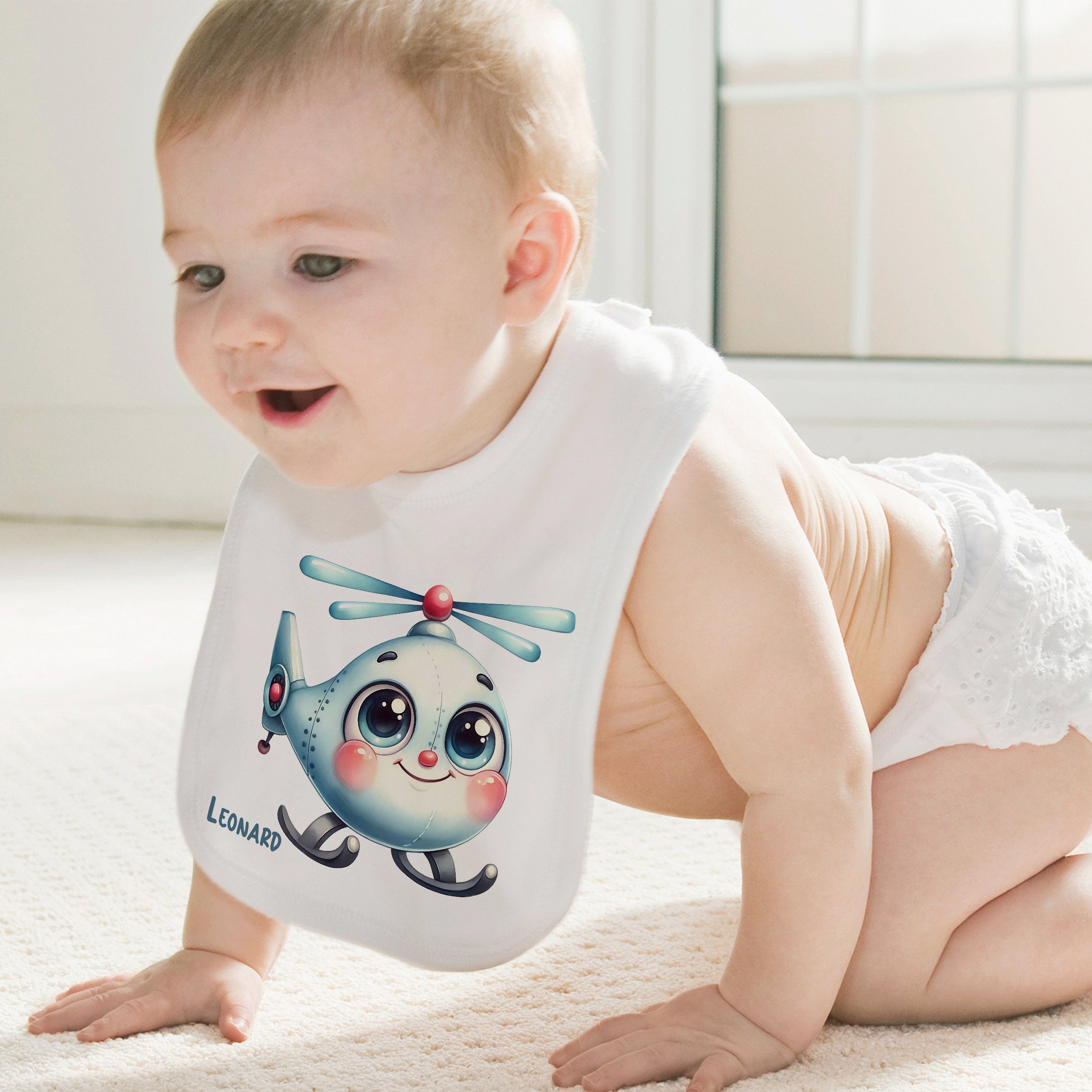 Baby Lätzchen Helikopter