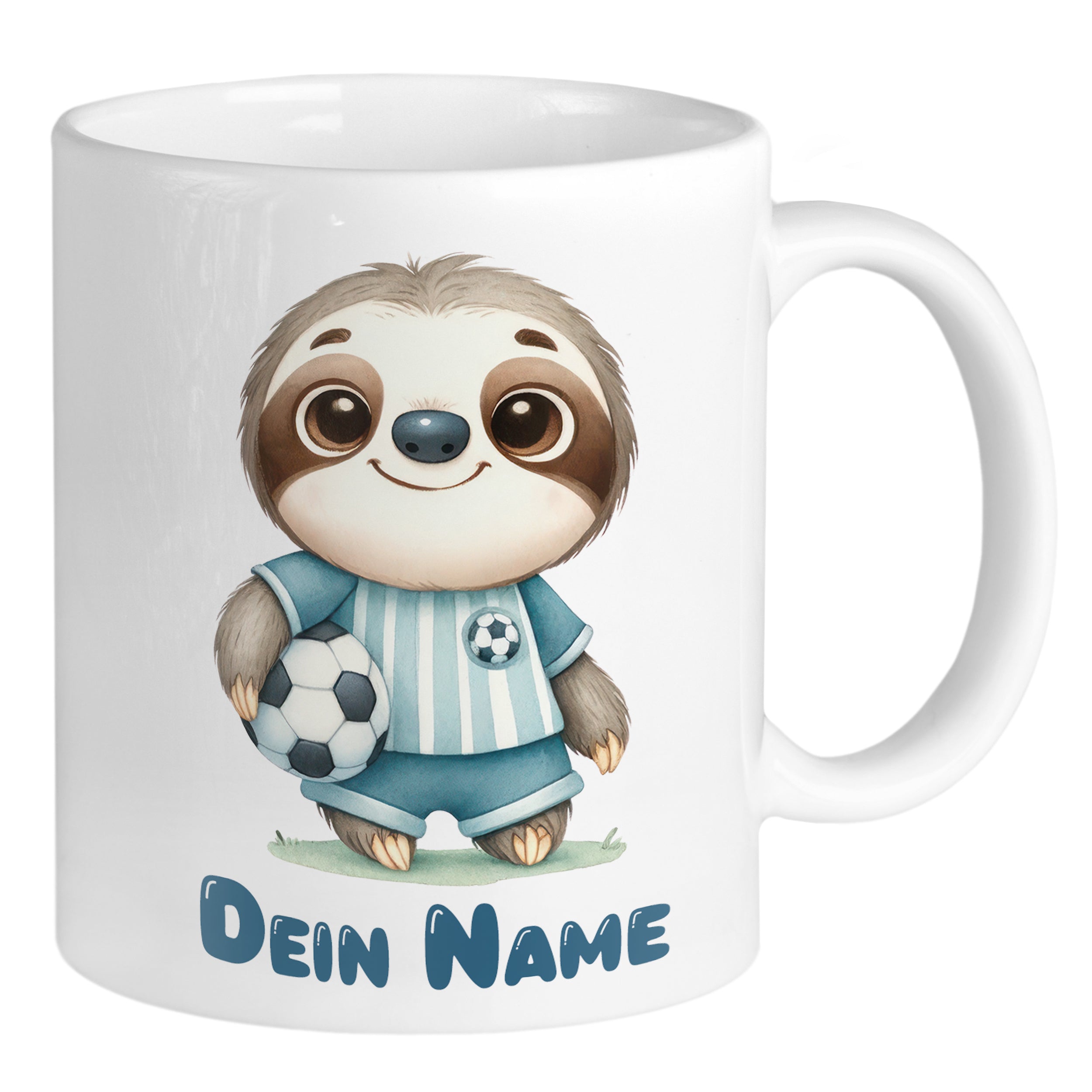 Tasse mit niedlichem Faultier