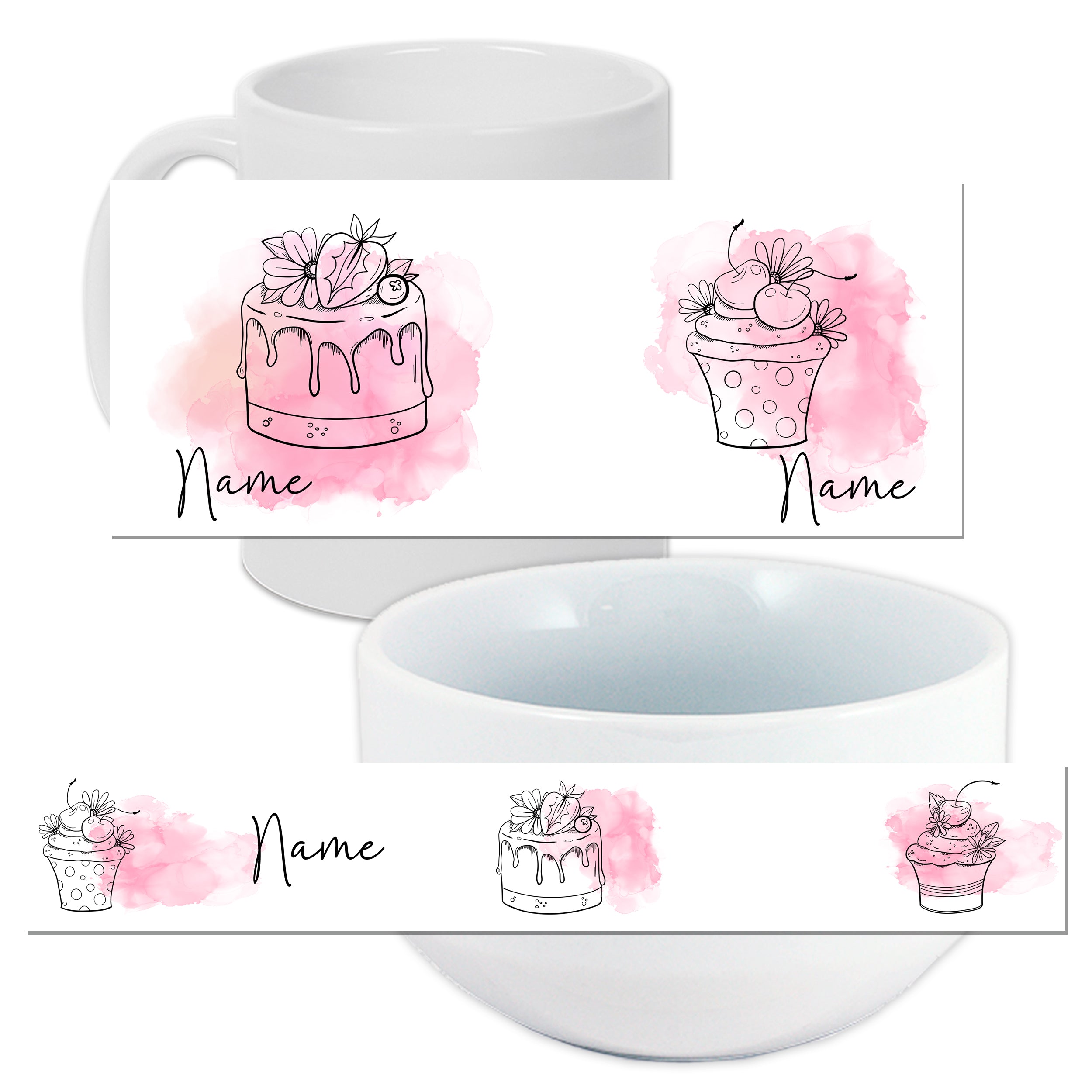 Set Müslischale mit Tasse - Küchlein