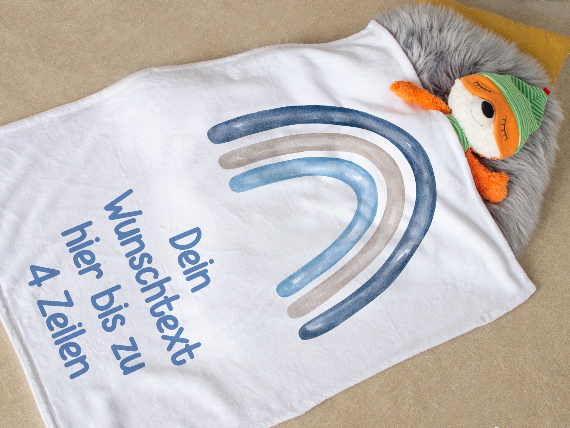 Babydecke Regenbogen - Für kuschelige Träume