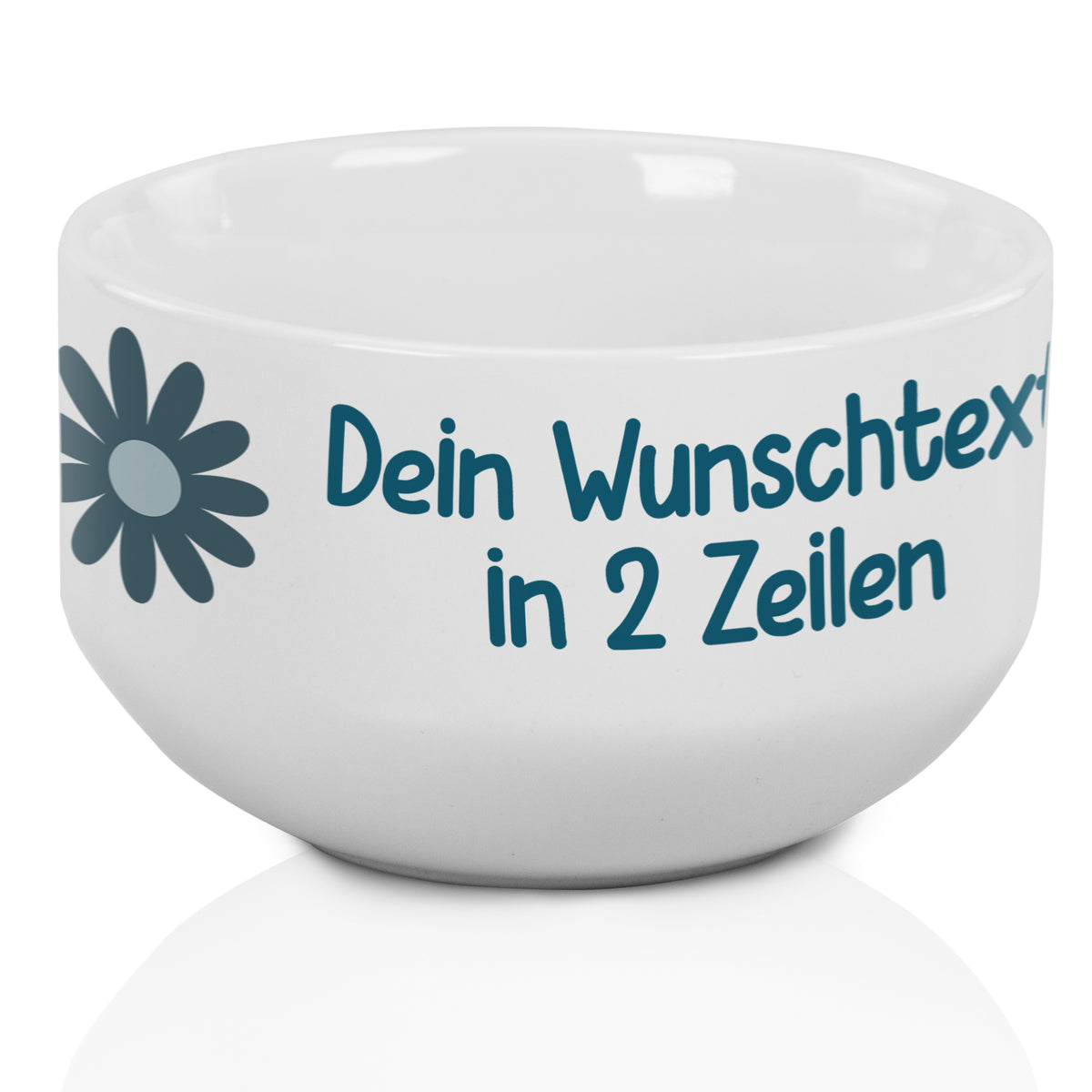 Personalisierte Müslischale mit Wunschtext