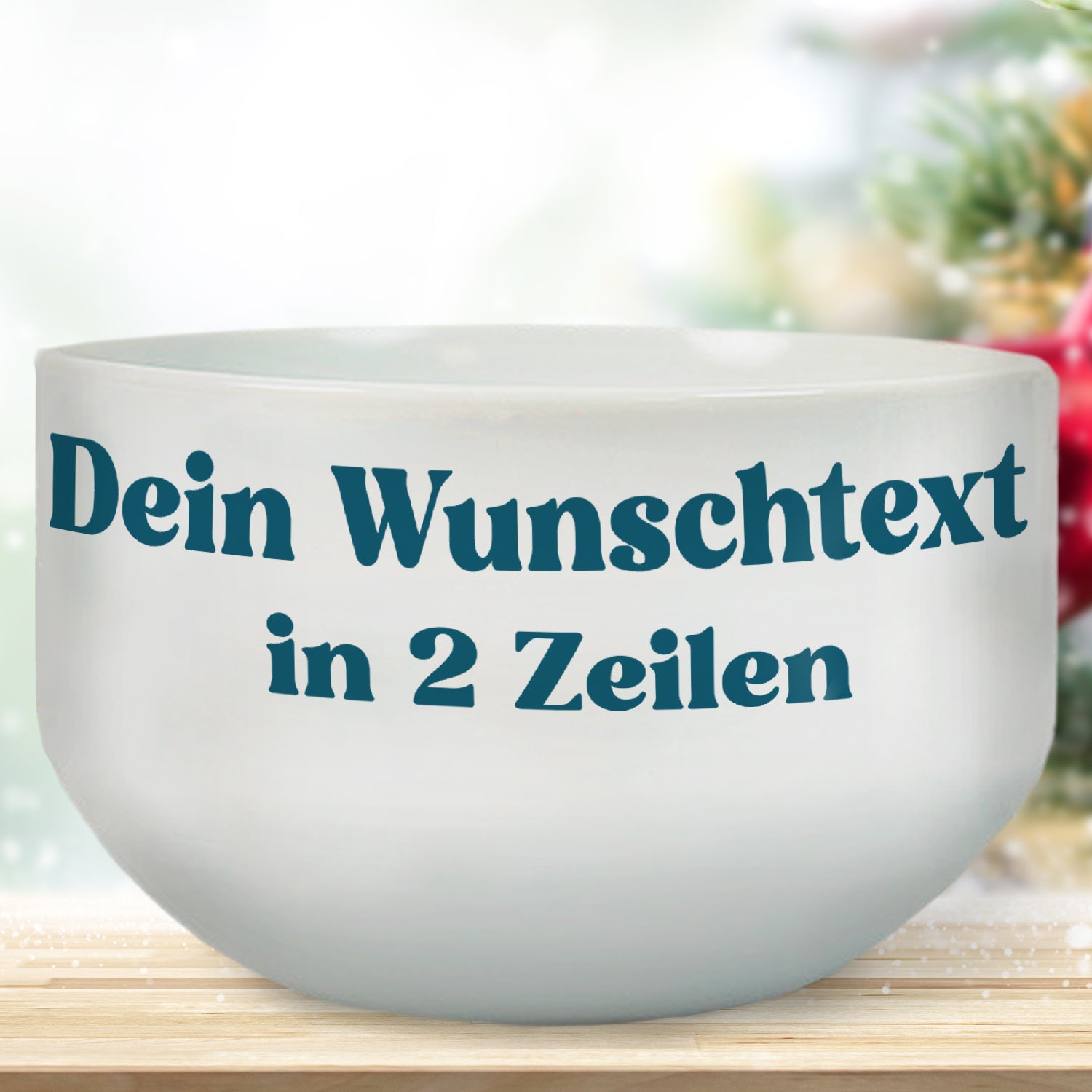 Müslischale mit Name oder Text selbst gestalten