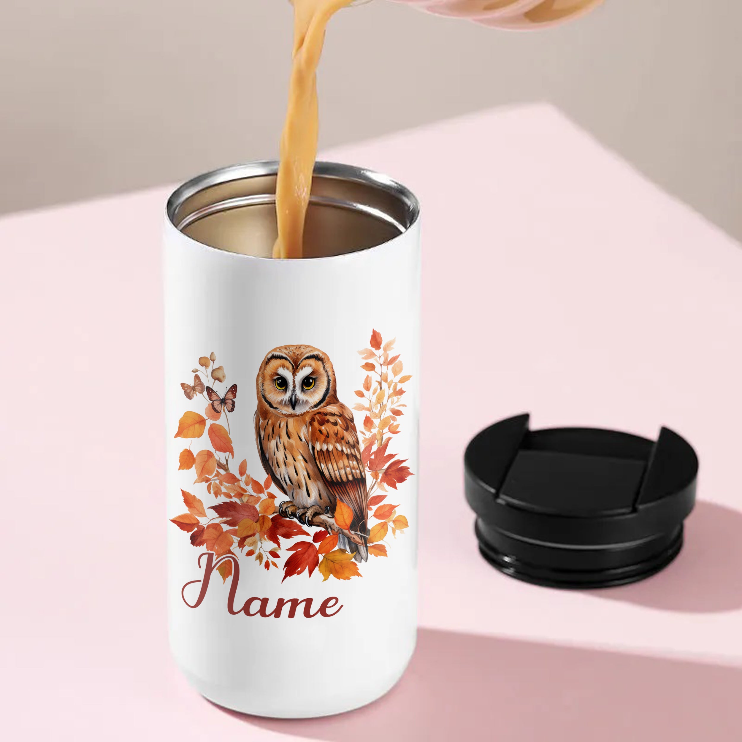 Kaffeebecher mit Eule