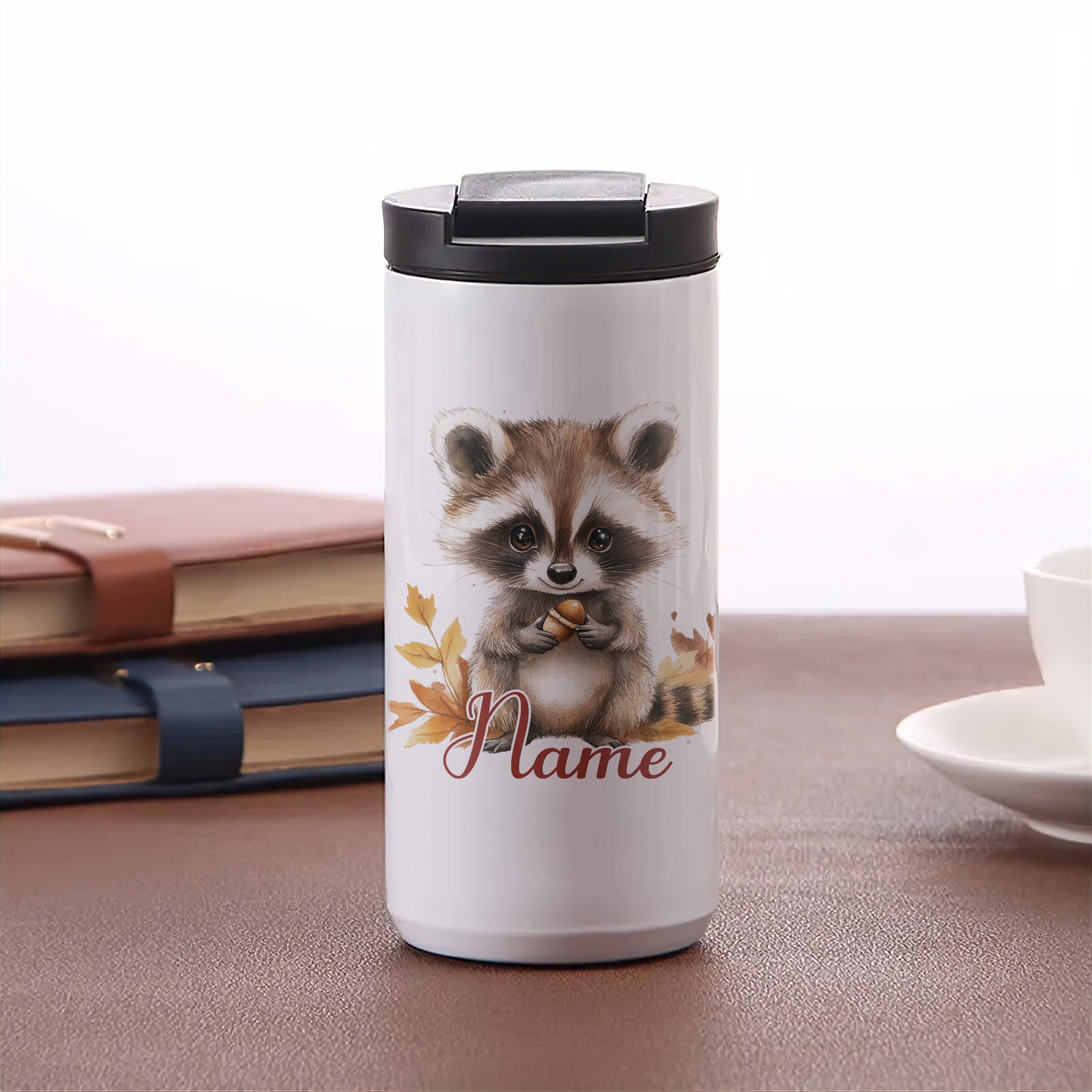 Kaffeebecher Waschbär