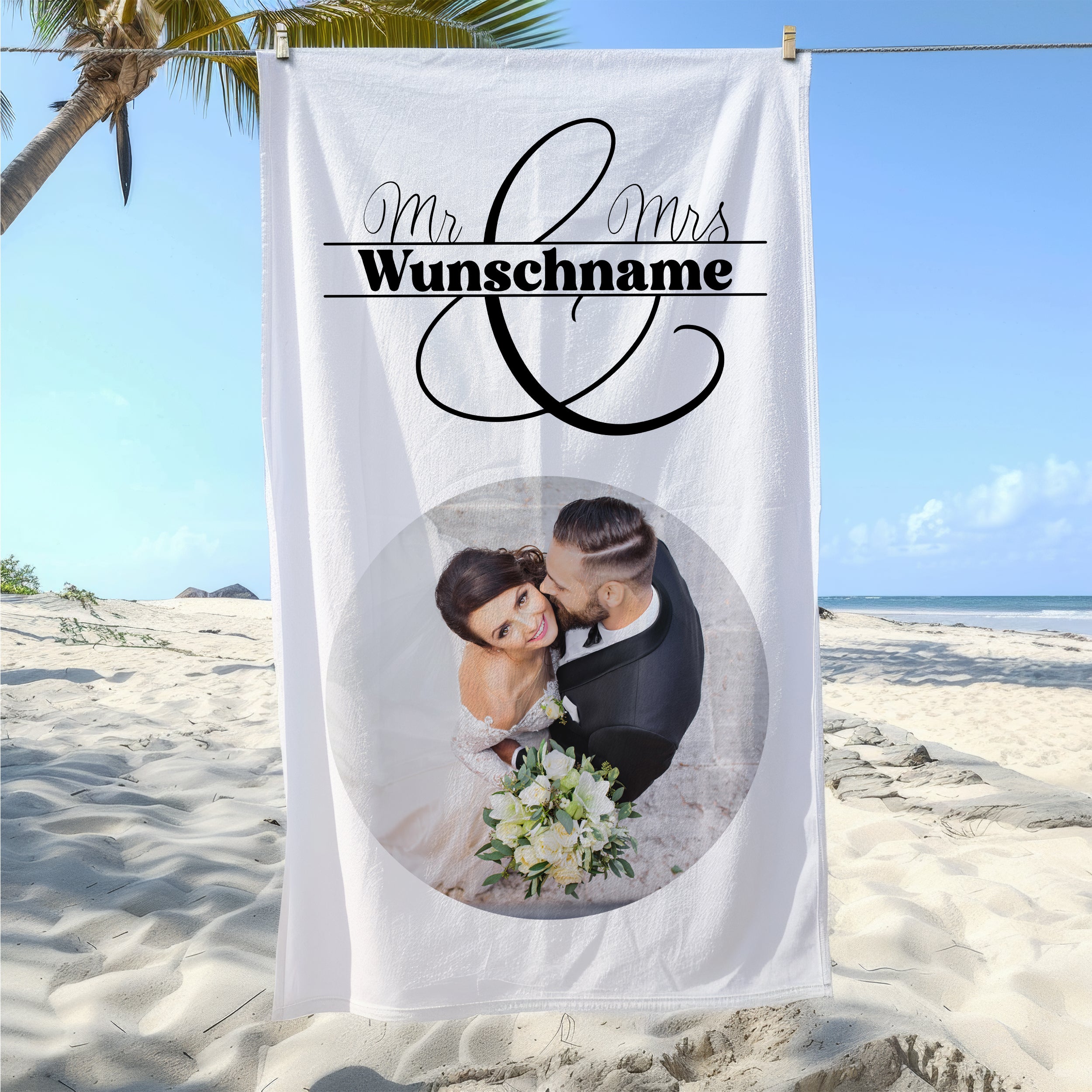 Handtuch Hochzeit mit Foto - Ein persönliches Erinnerungsstück